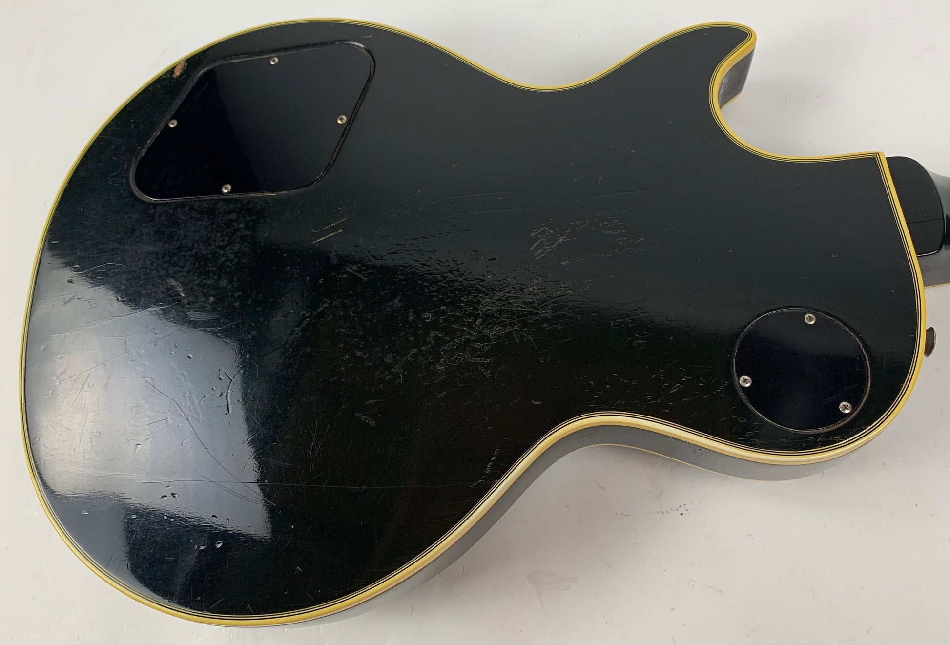 1973 Gibson Les Paul Custom BLACK BEAUTY Vintage Electric Guitar Original PAT # Pickups
