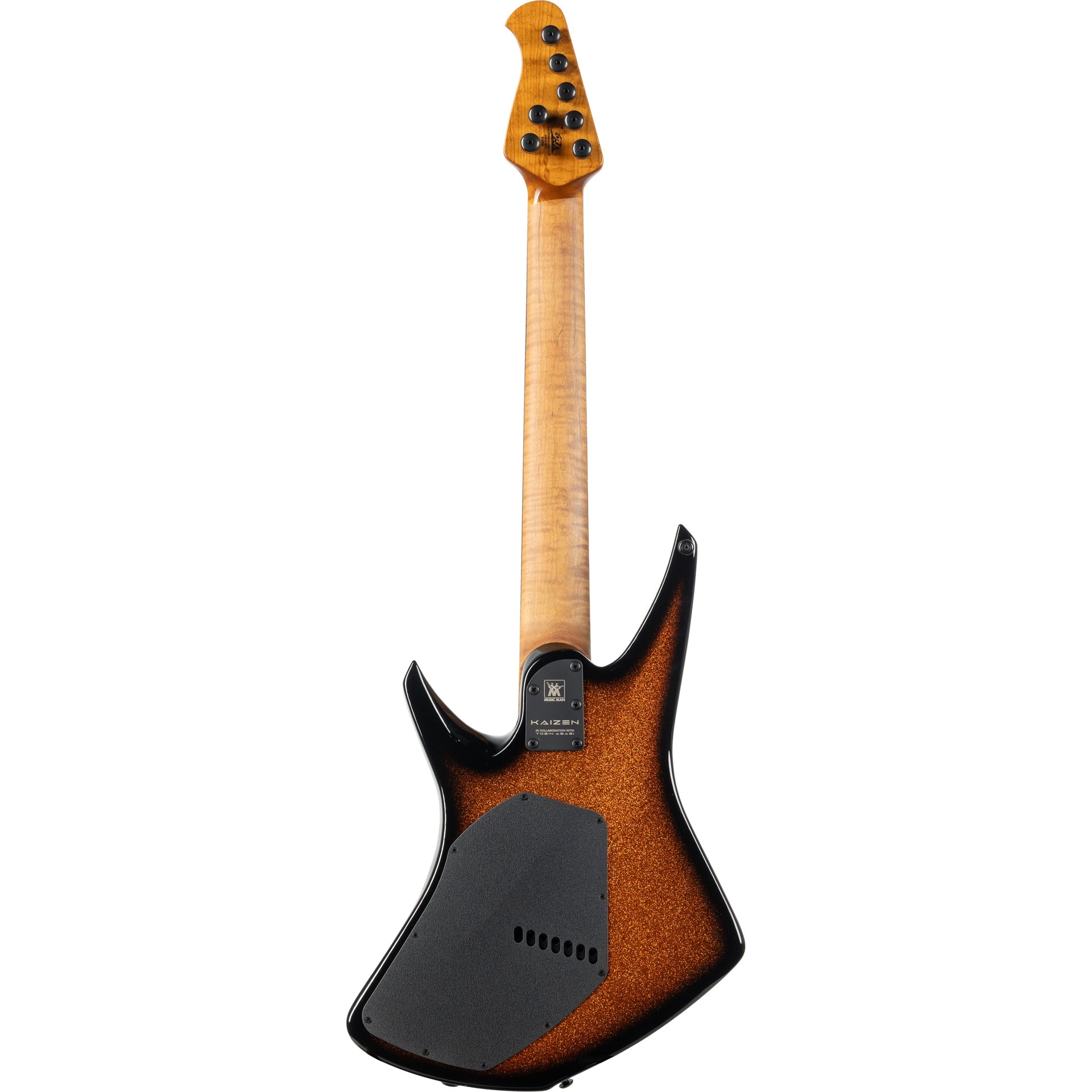Ernie Ball Music Man Kaizen 7 String Electric Guitar - Ember Burst