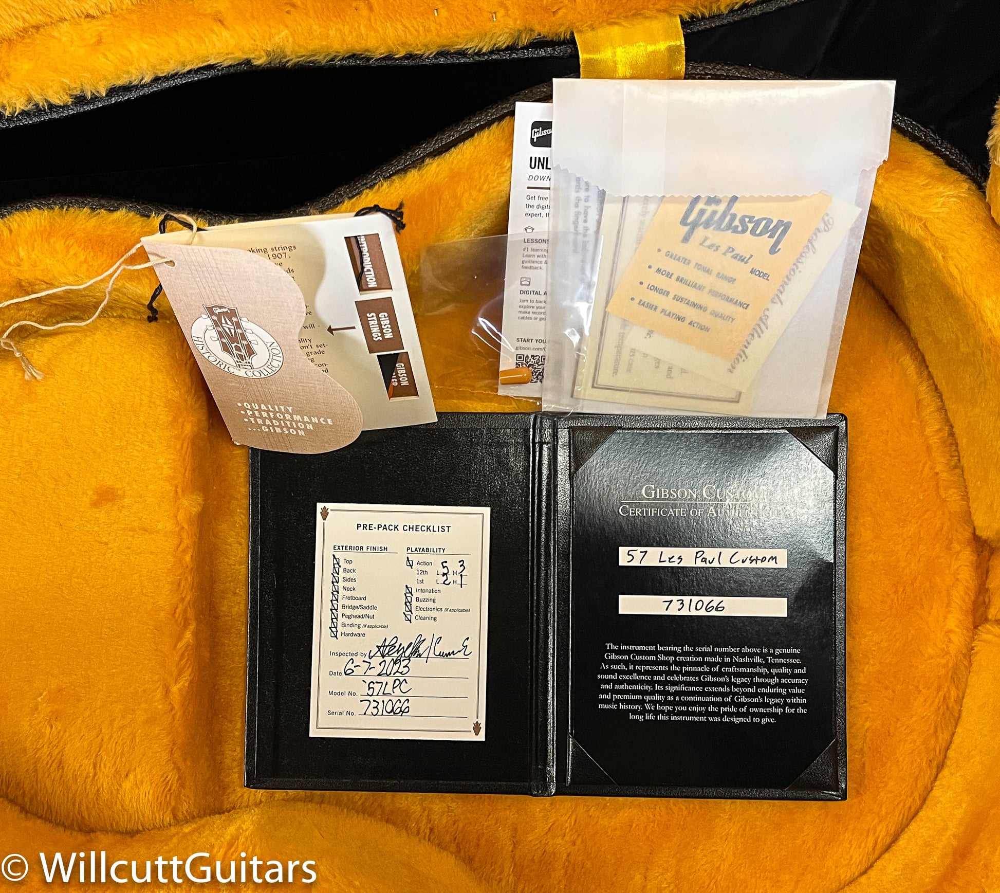 Gibson Custom Shop 1957 Les Paul Custom Willcutt Exclusive Alpine White VOS (066)