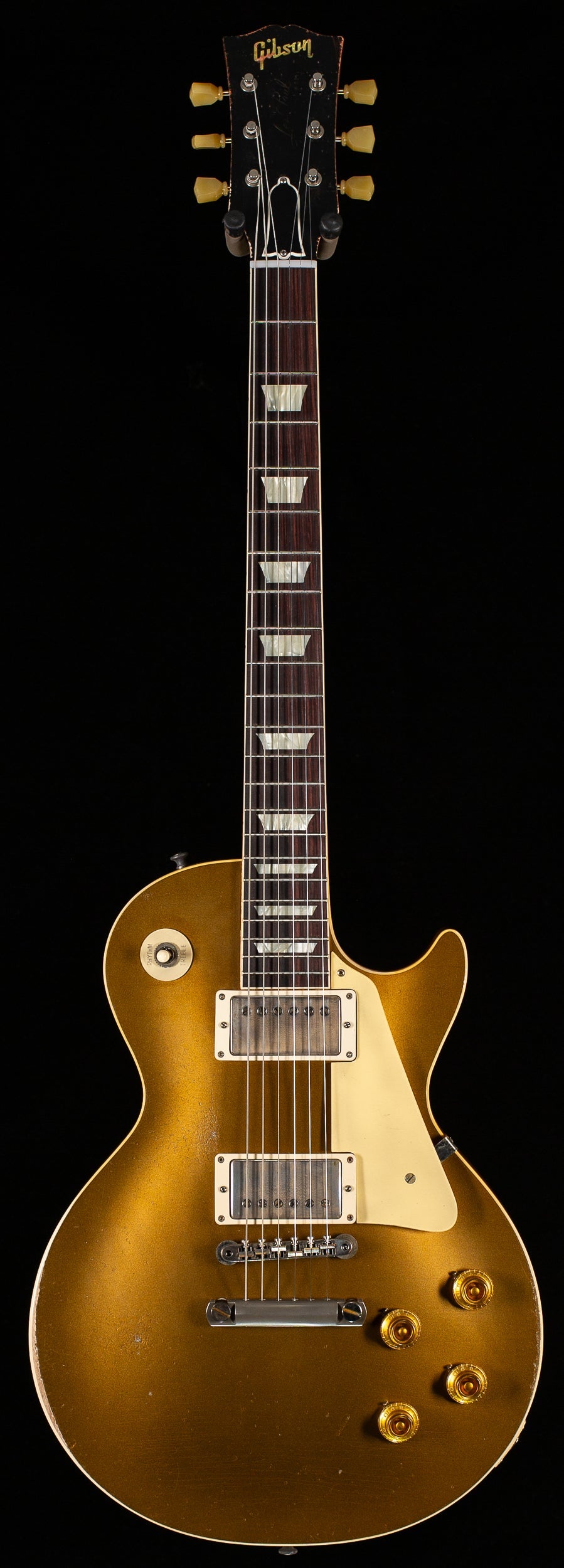 Gibson Custom Shop 1957 Les Paul Goldtop Reissue Murphy Lab Ultra Heavy Aged Double Gold (025)