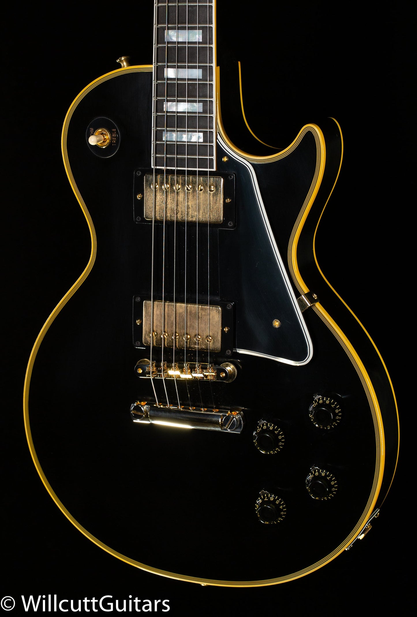 Gibson Custom Shop 1957 Les Paul Custom Reissue 2- Pickup VOS Ebony (266)
