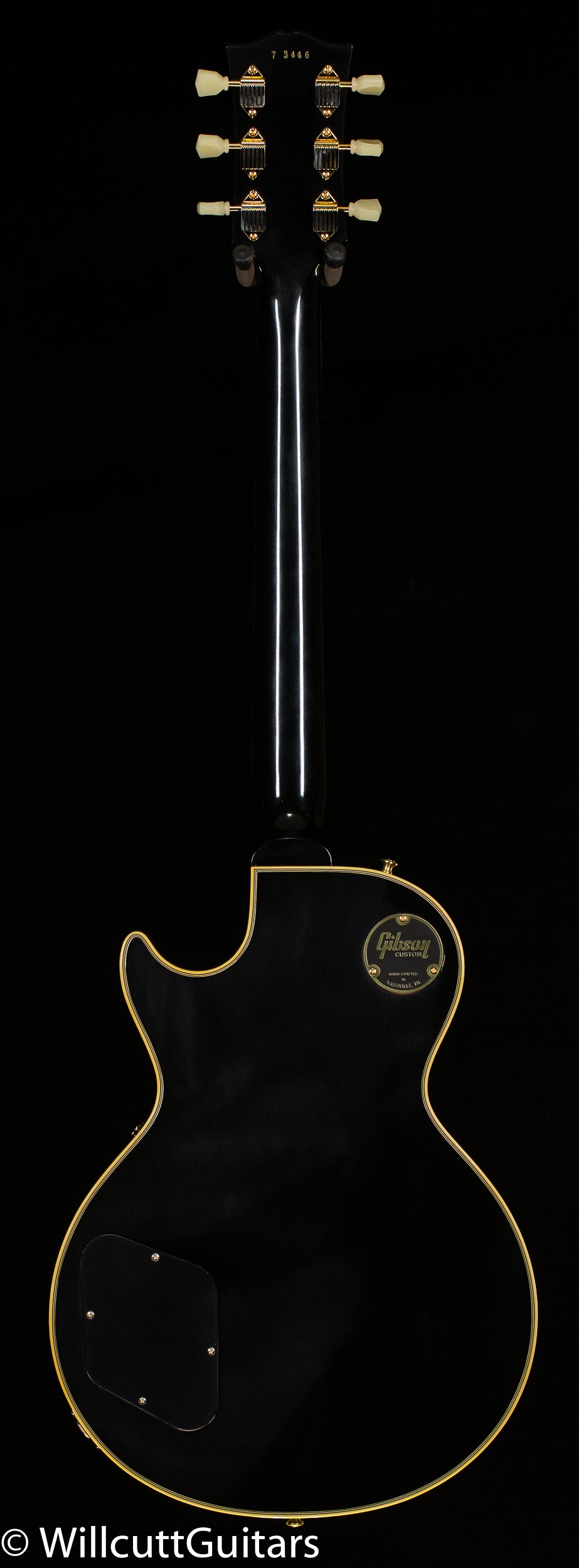Gibson Custom Shop 1957 Les Paul Custom Reissue 3- Pickup VOS Ebony (446)