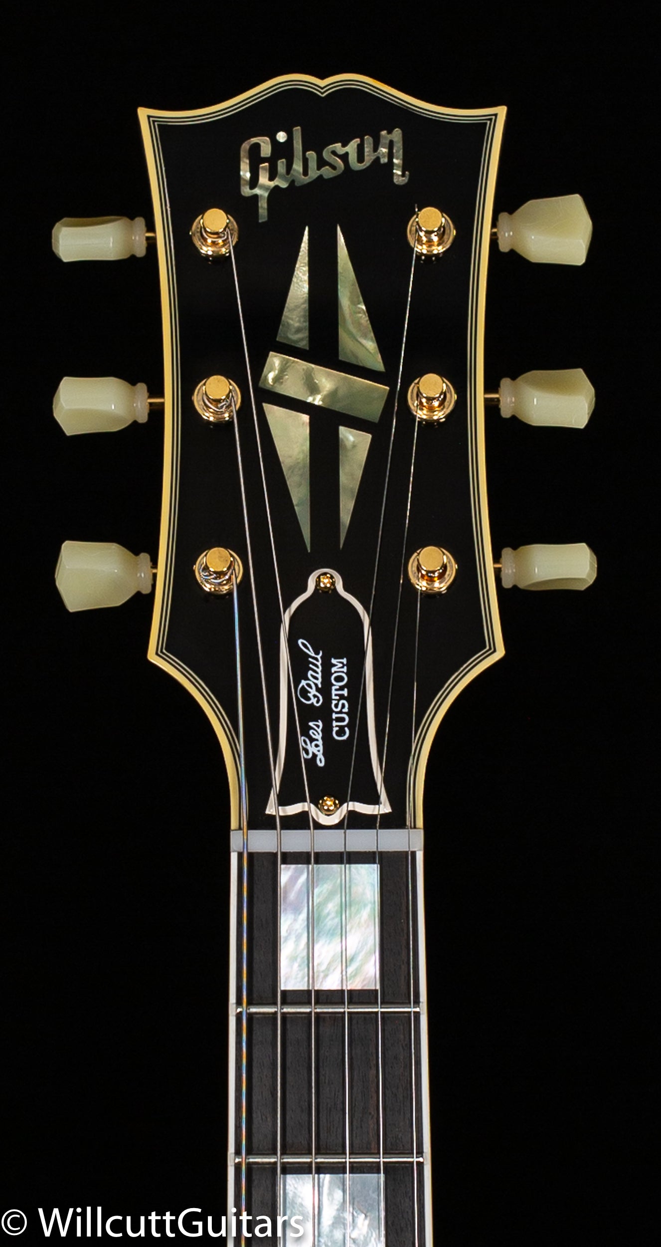 Gibson Custom Shop 1957 Les Paul Custom Reissue 3- Pickup VOS Ebony (446)