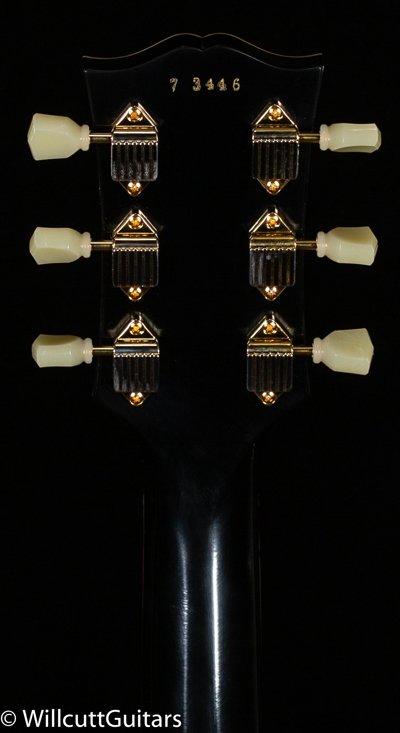 Gibson Custom Shop 1957 Les Paul Custom Reissue 3- Pickup VOS Ebony (446)