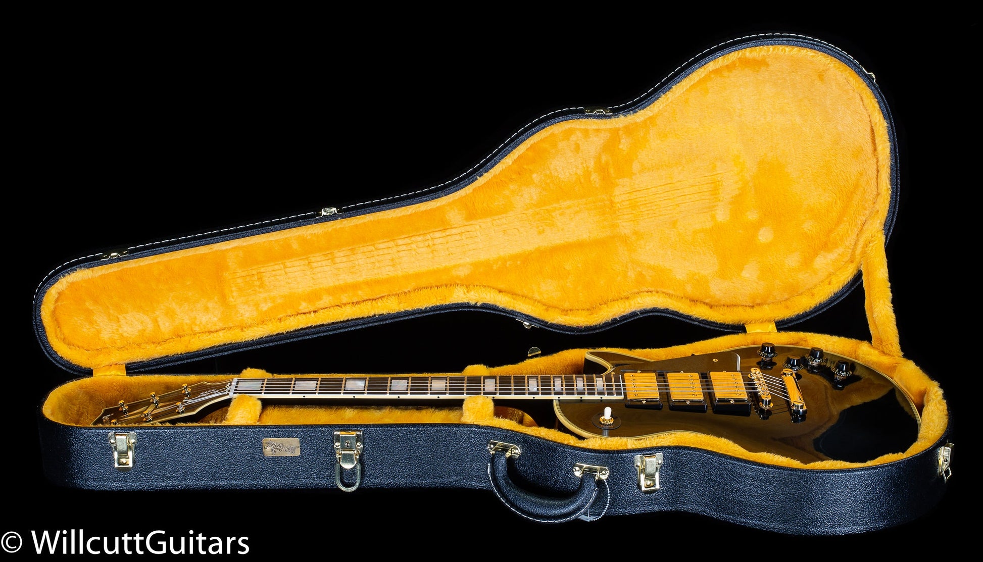 Gibson Custom Shop 1957 Les Paul Custom Reissue 3- Pickup VOS Ebony (446)