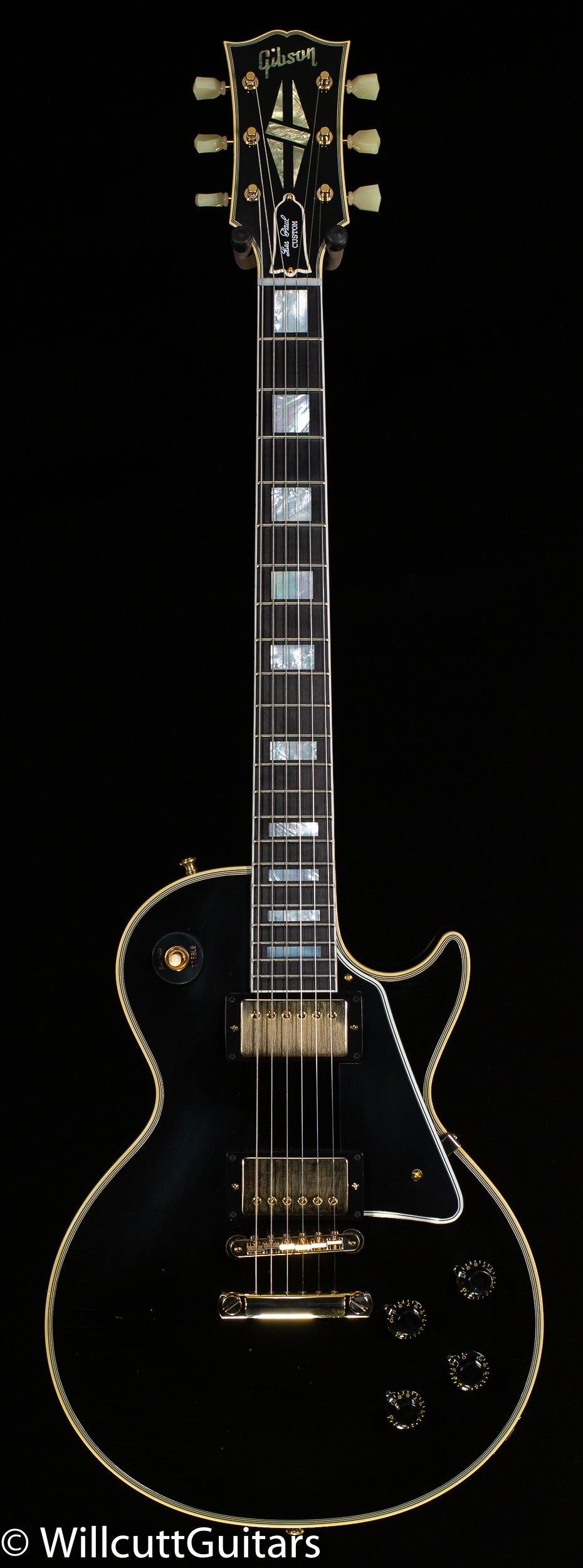 Gibson Custom Shop 1957 Les Paul Custom Reissue 2- Pickup Murphy Lab Ultra Light Aged Ebony (498)