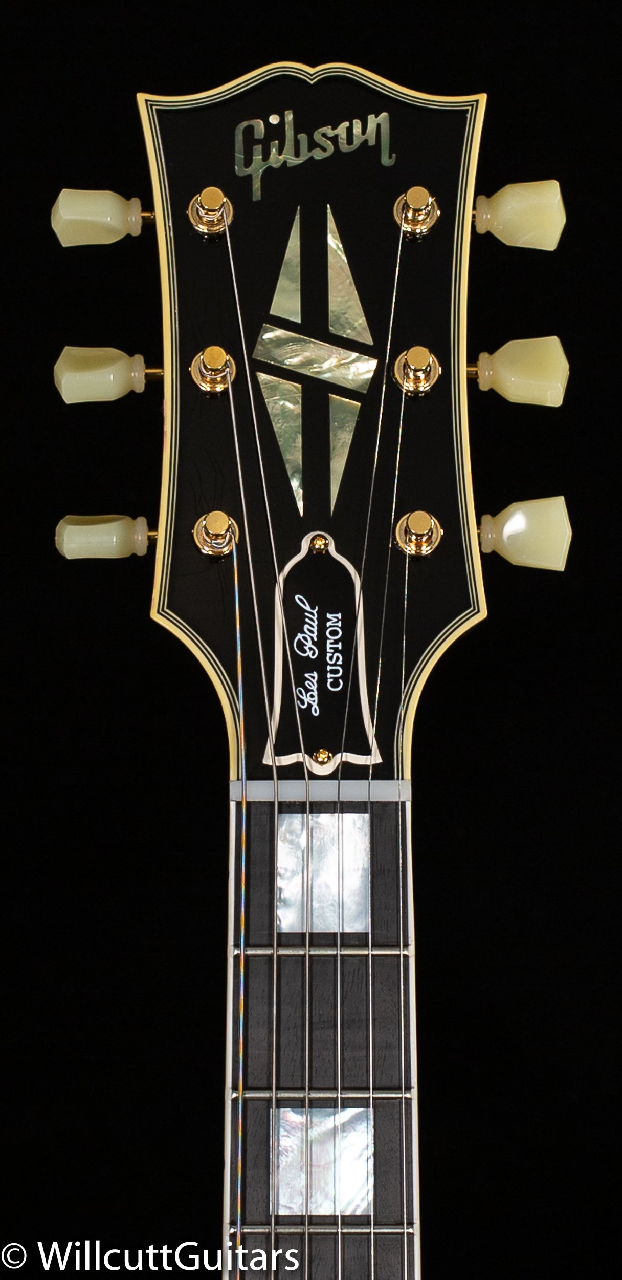 Gibson Custom Shop 1957 Les Paul Custom Reissue 2- Pickup Murphy Lab Ultra Light Aged Ebony (498)