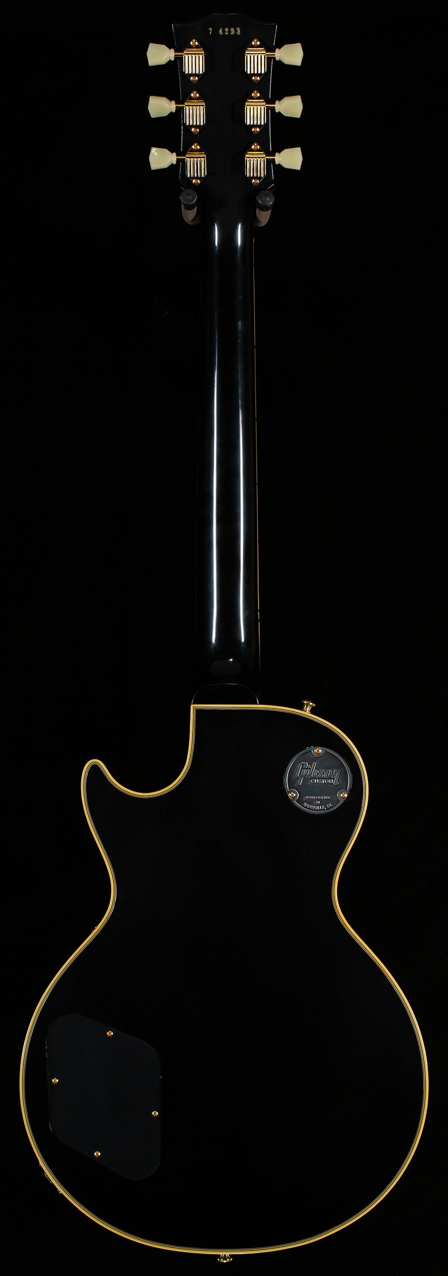 Gibson Custom Shop 1957 Les Paul Custom Reissue 3- Pickup VOS Ebony (293)