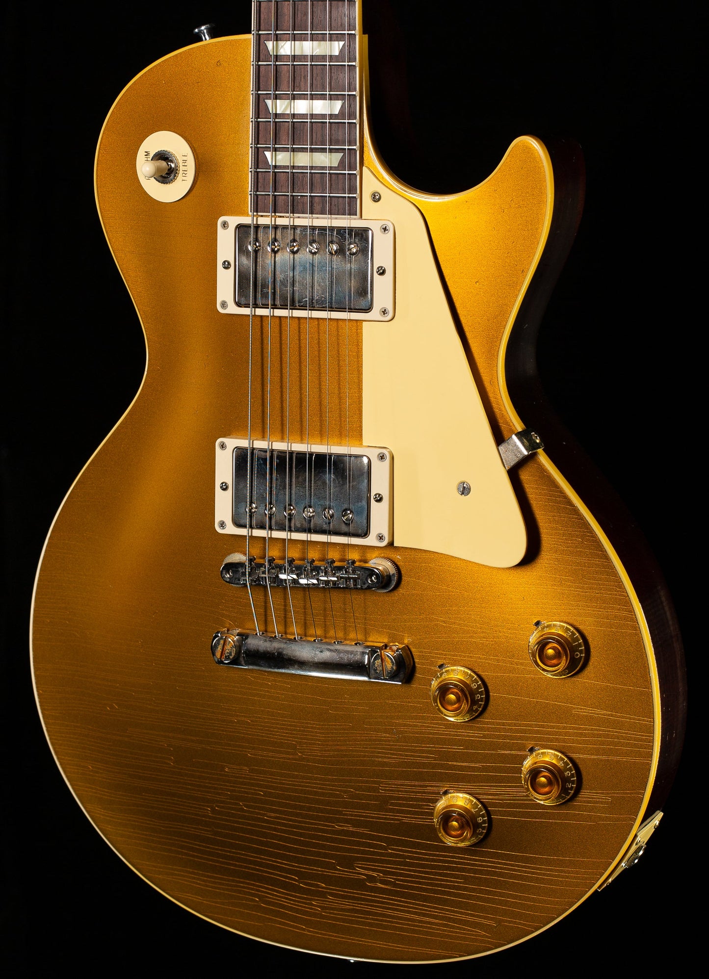 Gibson Custom Shop 1957 Les Paul Goldtop Darkback Murphy Lab Light Aged Double Gold (490)