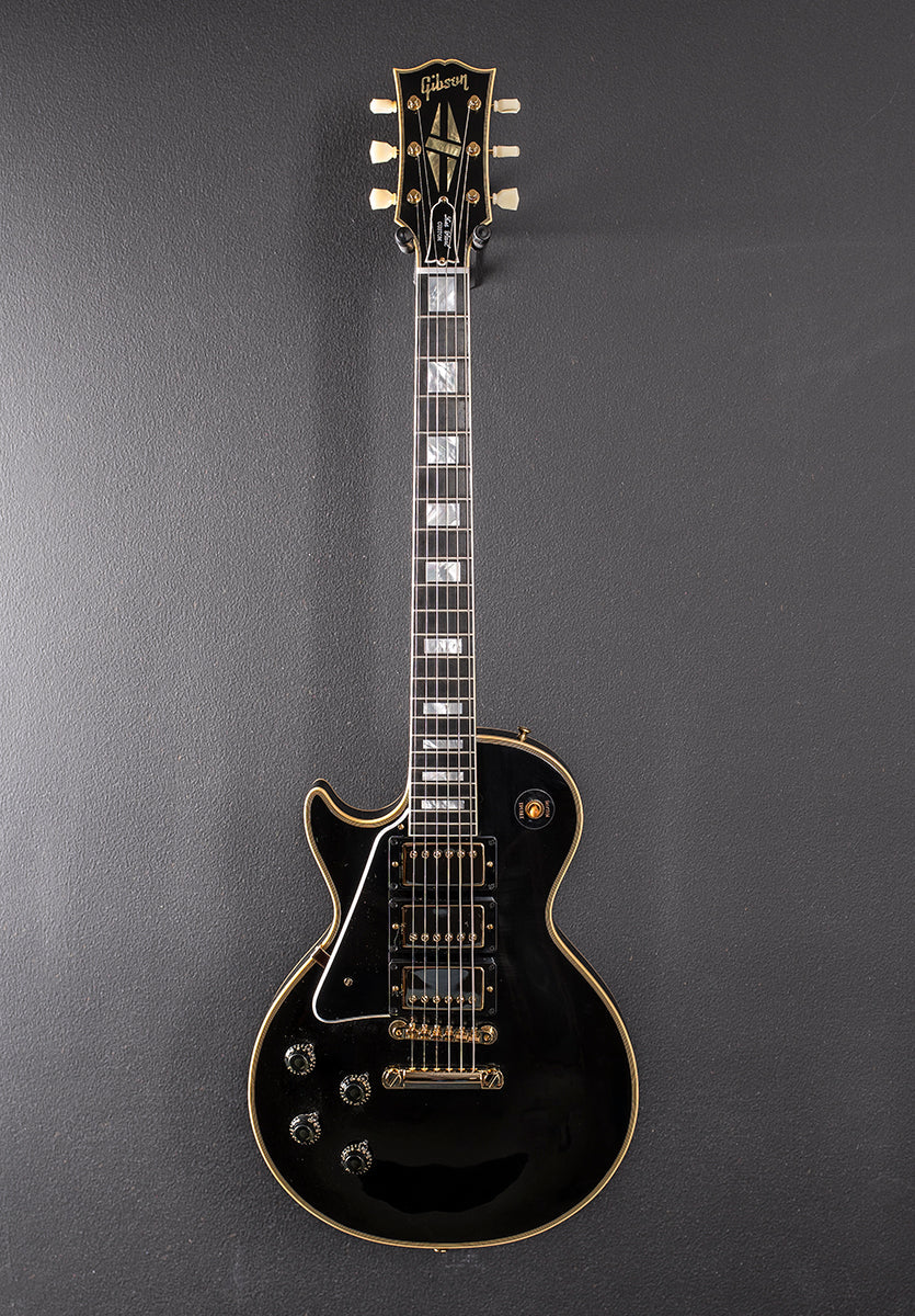 1957 Les Paul Custom Reissue Left Hand - VOS Ebony 3 Pickup