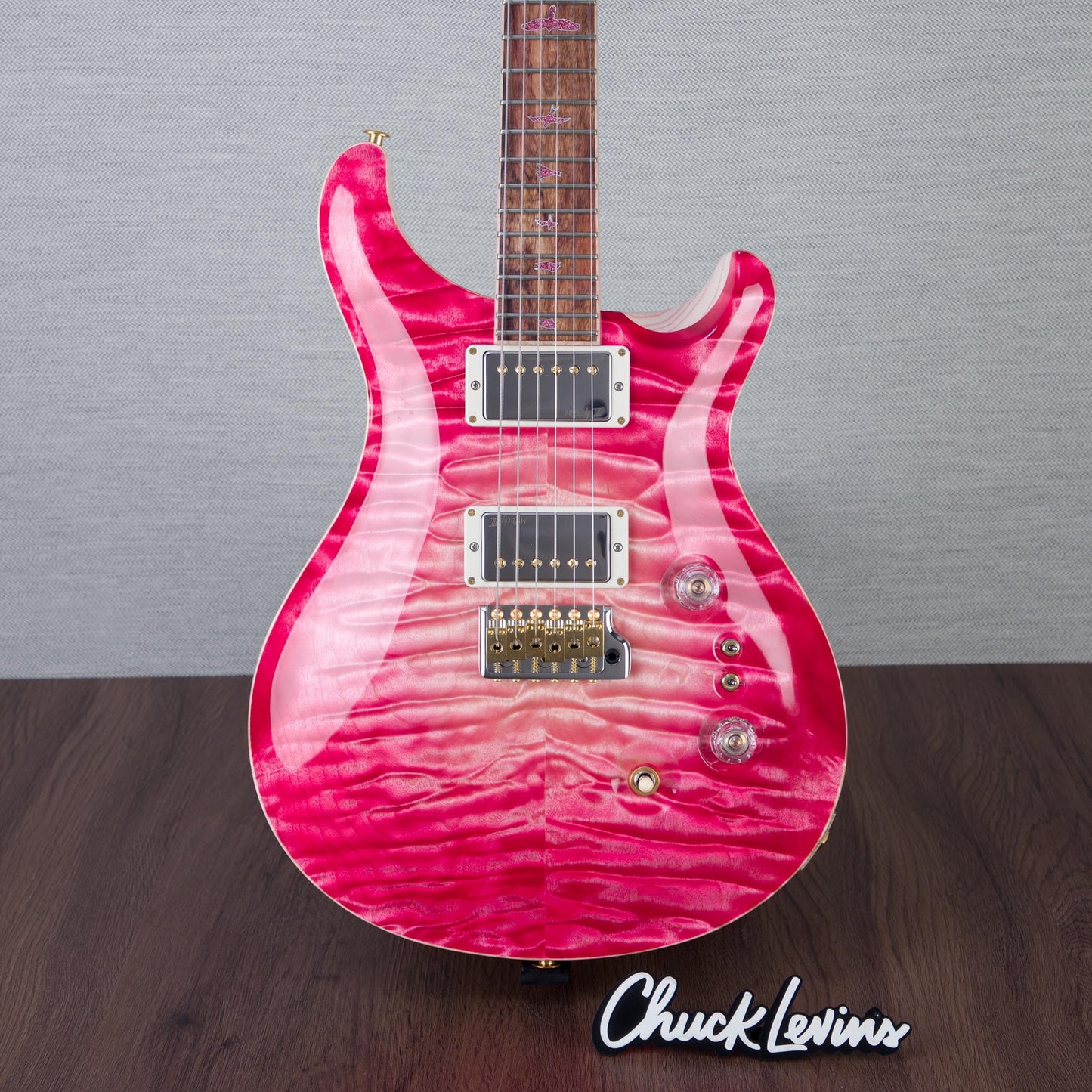 PRS Private Stock Custom 24-08 Electric Guitar - Bonnie Pink Glow - #250411374