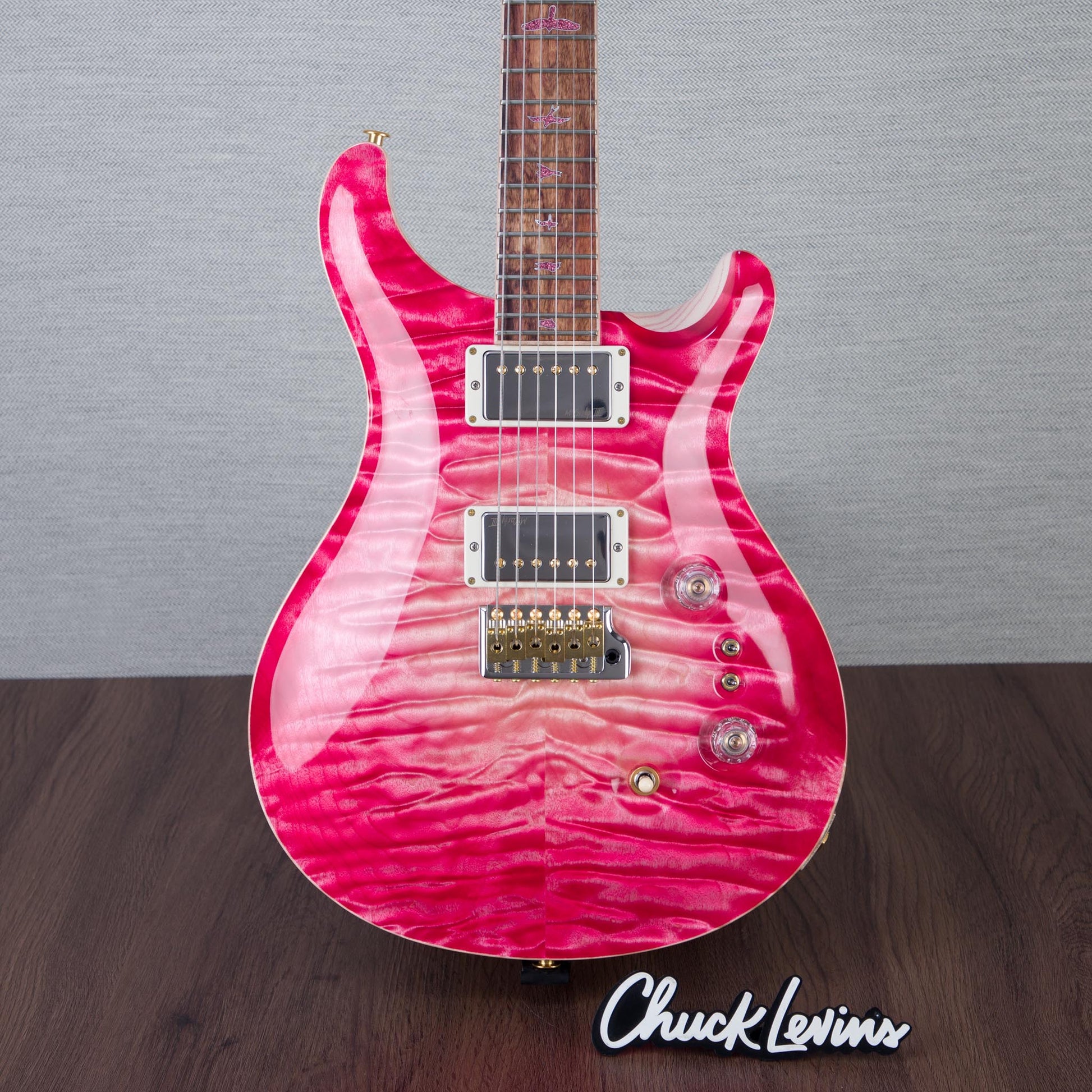 PRS Private Stock Custom 24-08 Electric Guitar - Bonnie Pink Glow - #250411374