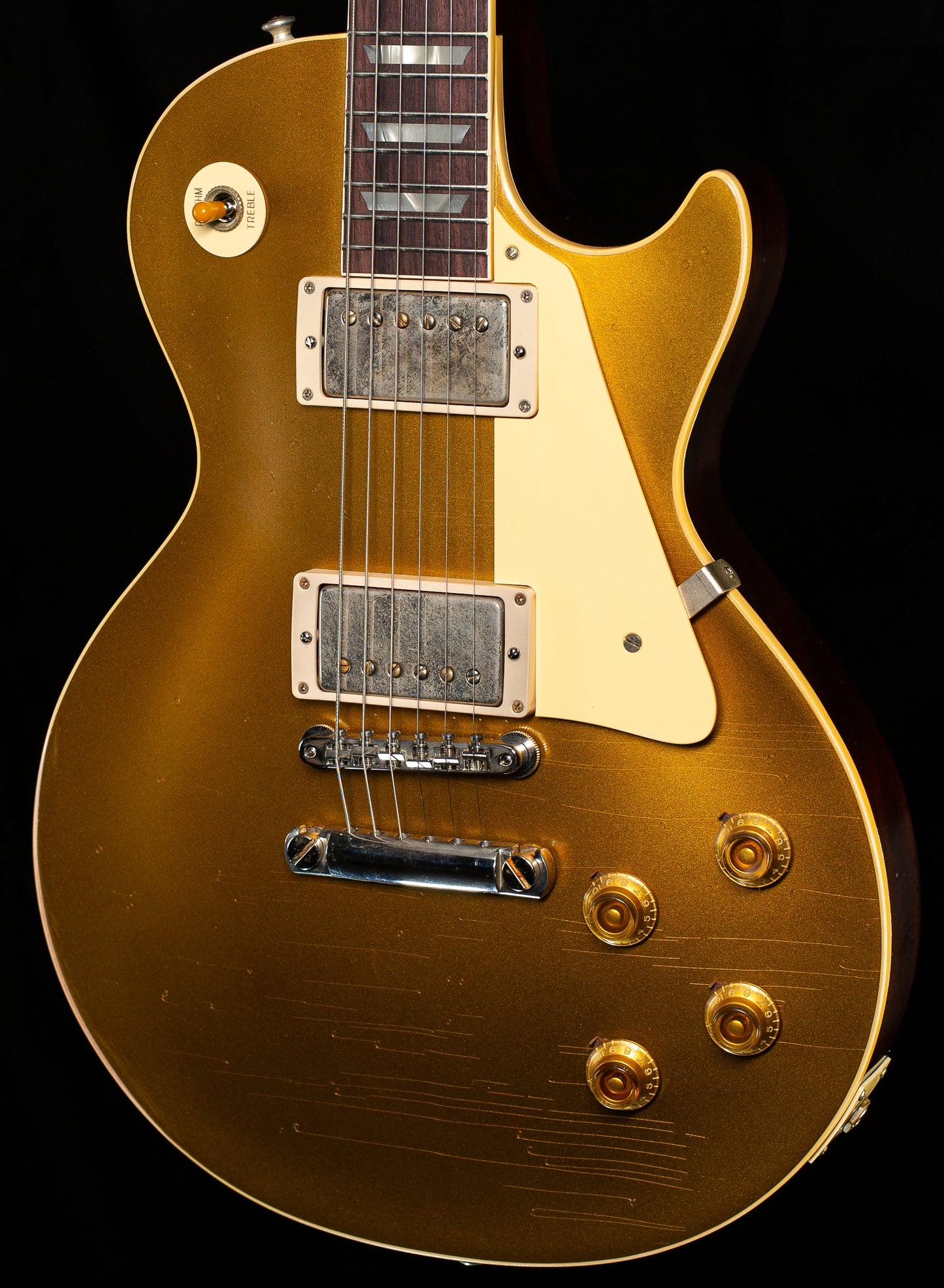 Gibson Custom Shop 1957 Les Paul Goldtop Darkback Murphy Lab Light Aged Double Gold (908)