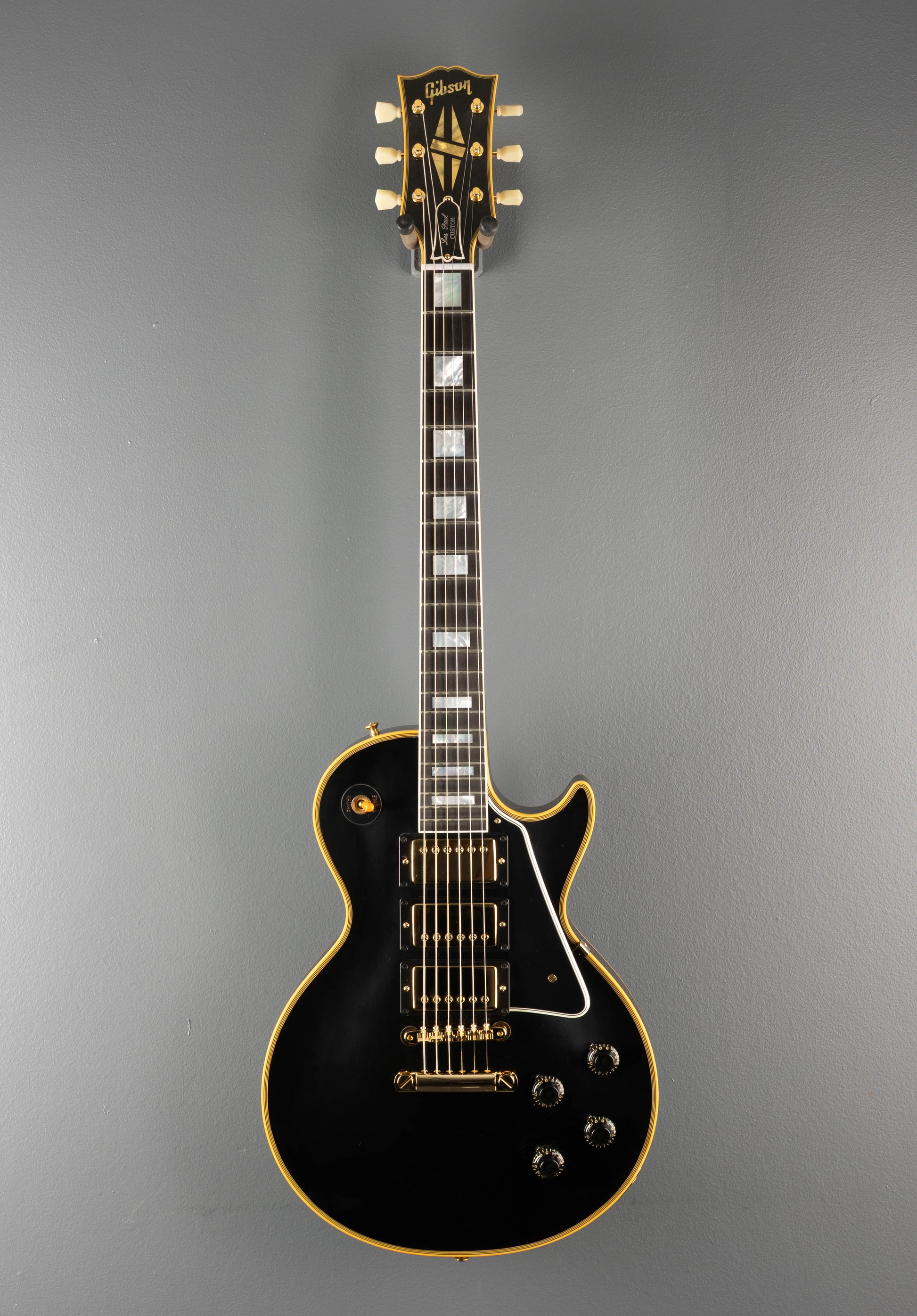 1957 Les Paul Custom Reissue - VOS Ebony 3-Pickup