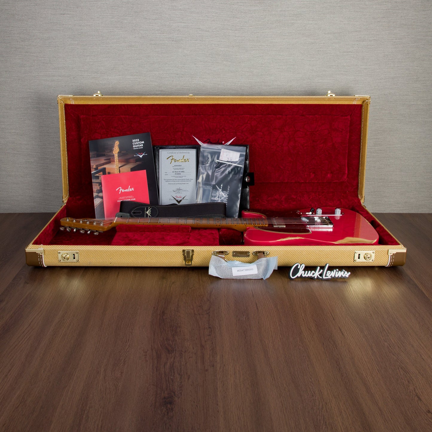 Fender Custom Shop 52 Telecaster HS Heavy Relic Electric Guitar - Watermelon King - CHUCKSCLUSIVE - #R125952