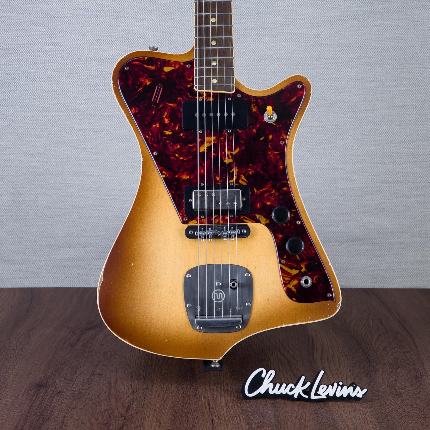 Castedosa The Halcon Baritone Electric Guitar - Aged Burnt Toast Marshmallow - #359