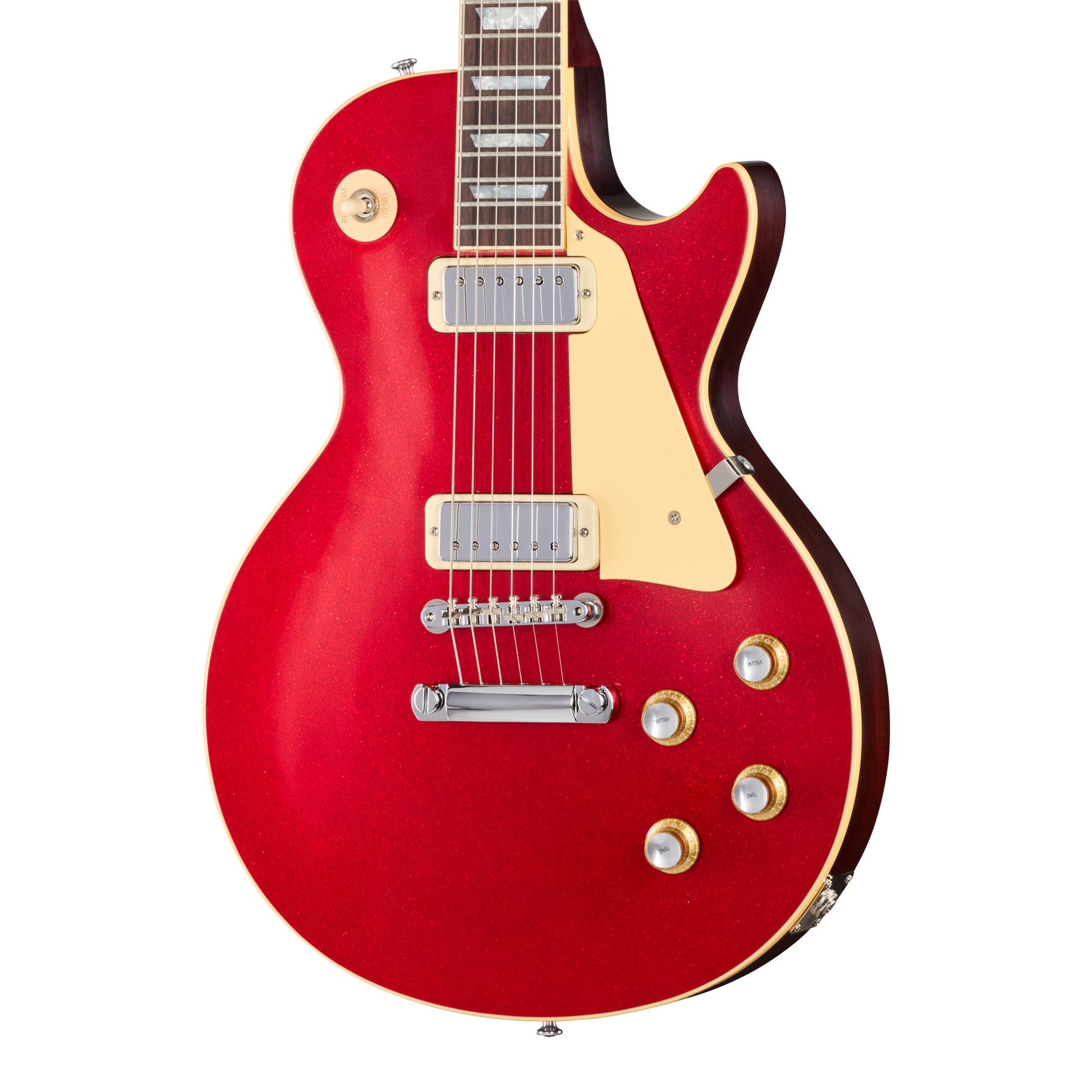 Gibson Custom LE 1976 Les Paul Deluxe Reissue, VOS, Red Sparkle Top