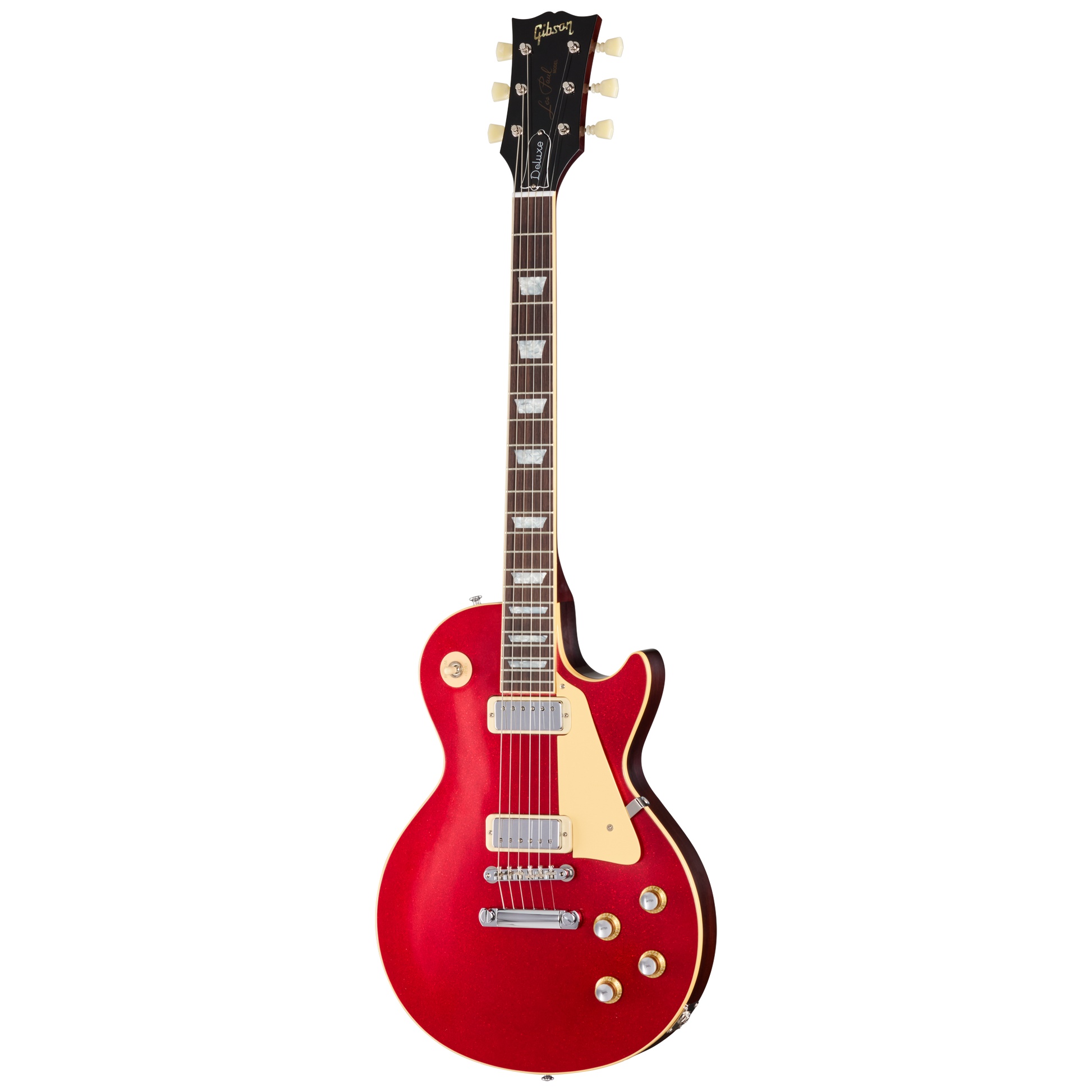 Gibson Custom LE 1976 Les Paul Deluxe Reissue, VOS, Red Sparkle Top