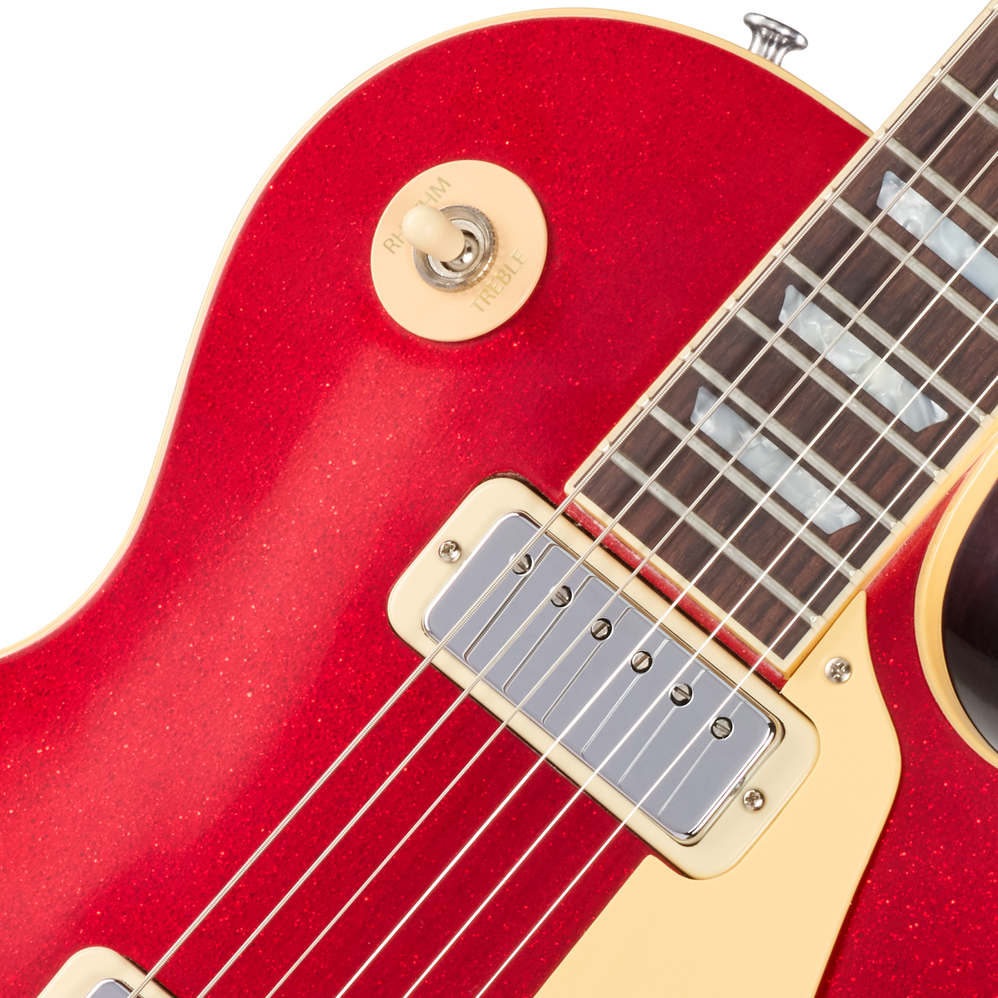 Gibson Custom LE 1976 Les Paul Deluxe Reissue, VOS, Red Sparkle Top