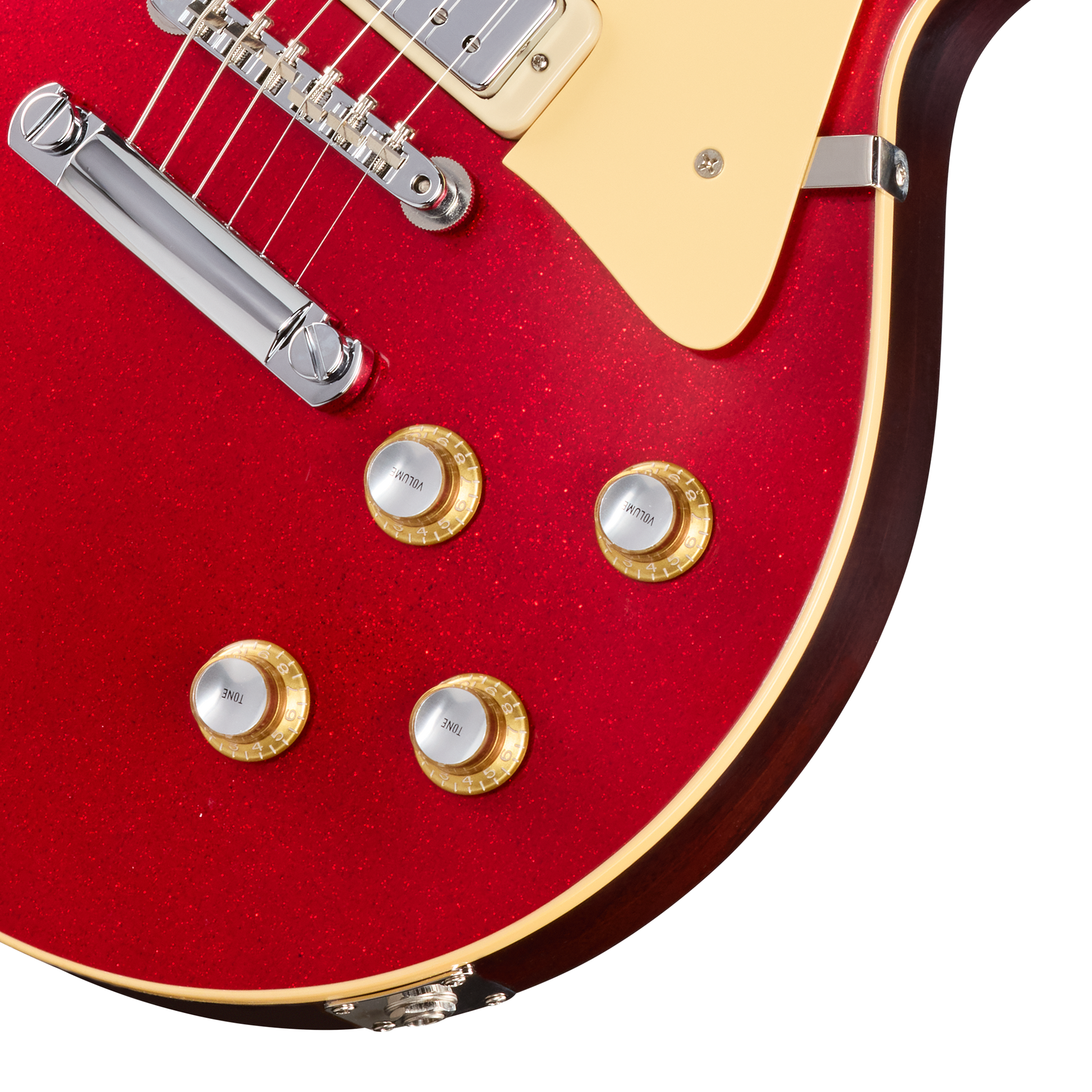 Gibson Custom LE 1976 Les Paul Deluxe Reissue, VOS, Red Sparkle Top