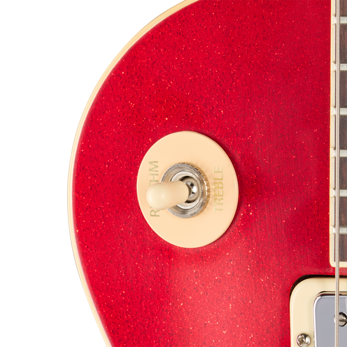 Gibson Custom LE 1976 Les Paul Deluxe Reissue, VOS, Red Sparkle Top