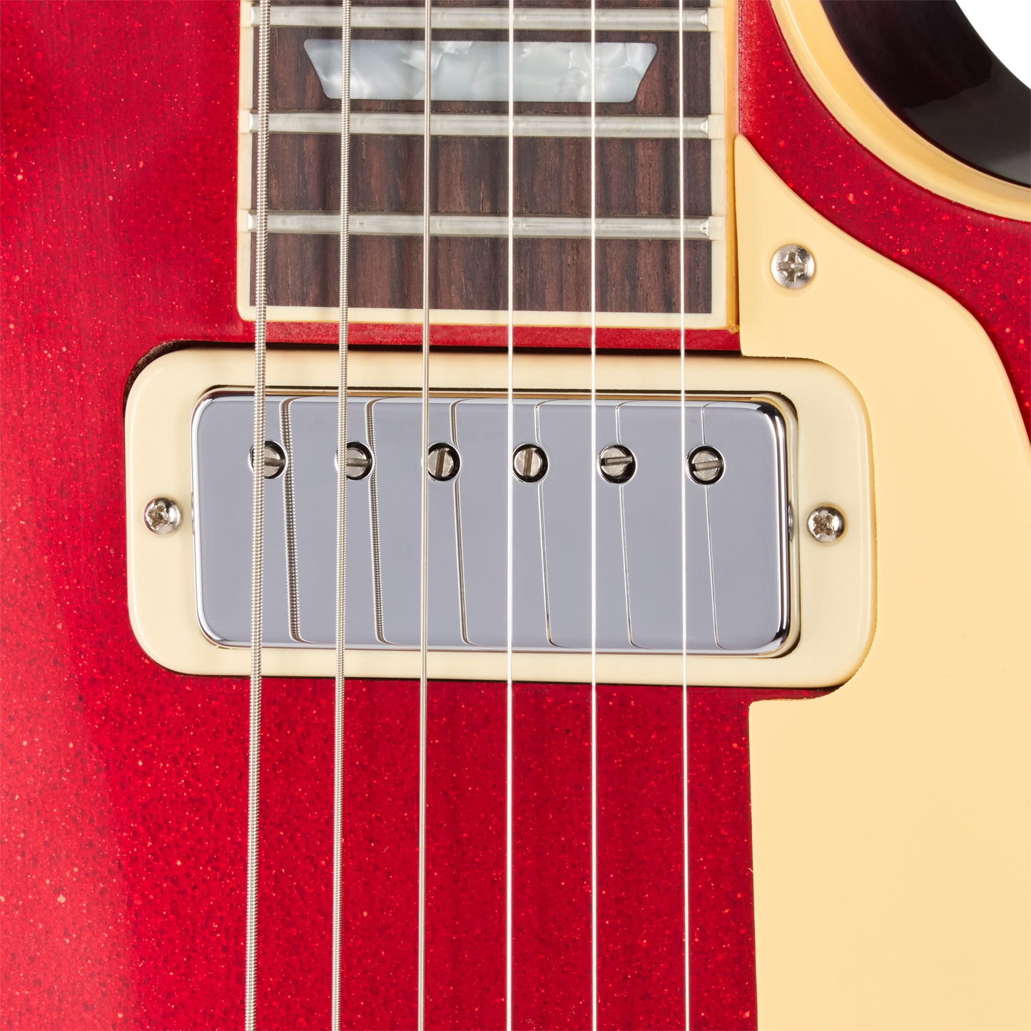 Gibson Custom LE 1976 Les Paul Deluxe Reissue, VOS, Red Sparkle Top