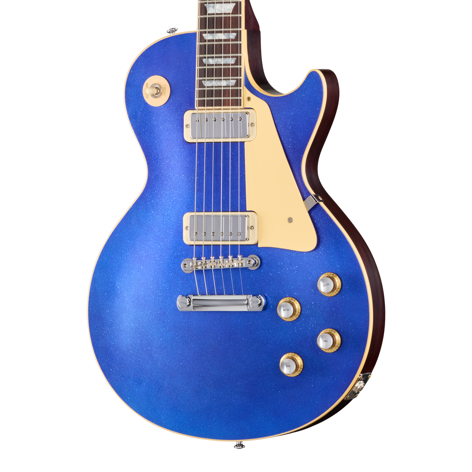 Gibson Custom LE 1976 Les Paul Deluxe Reissue, VOS, Blue Sparkle Top