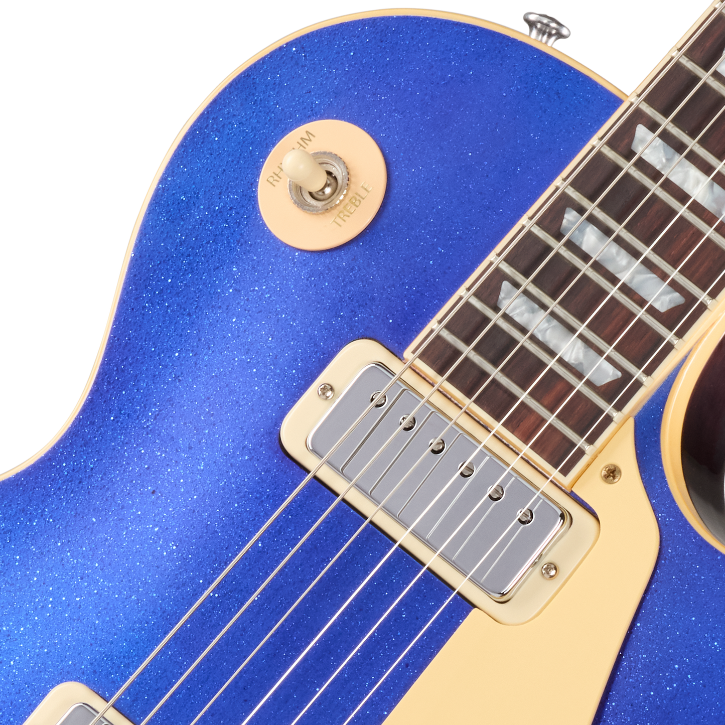 Gibson Custom LE 1976 Les Paul Deluxe Reissue, VOS, Blue Sparkle Top