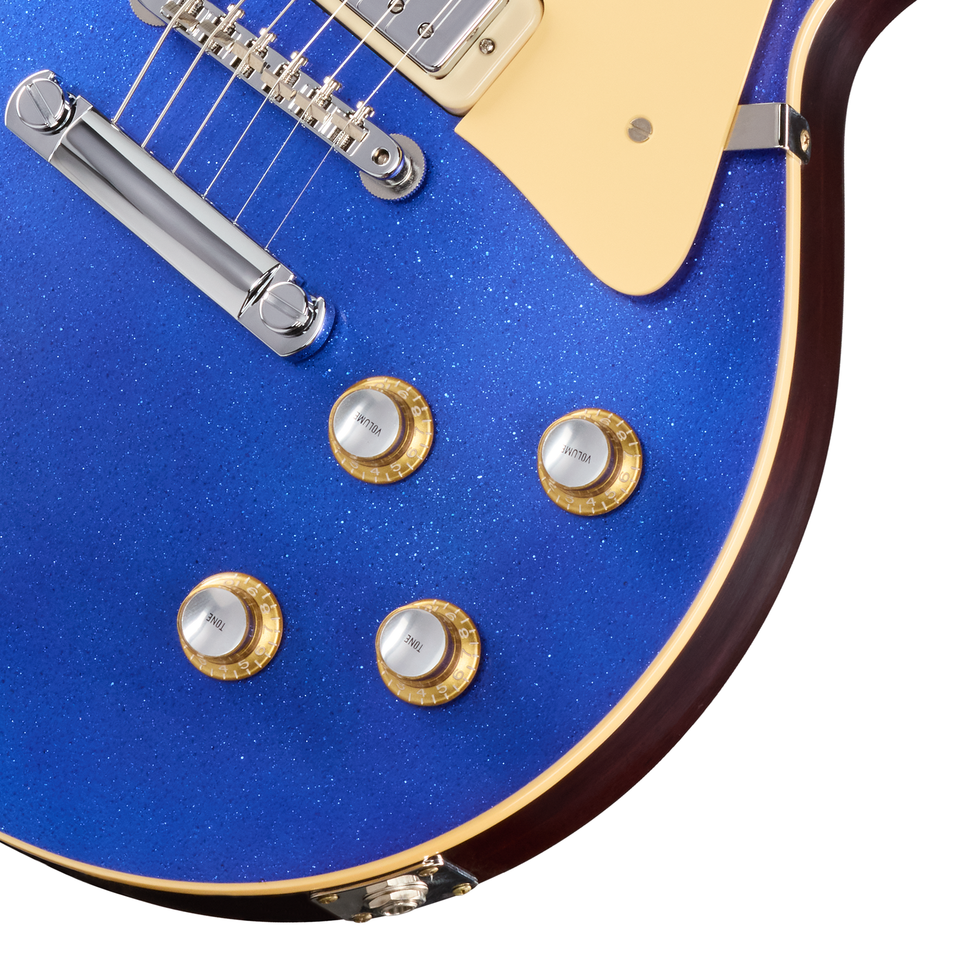 Gibson Custom LE 1976 Les Paul Deluxe Reissue, VOS, Blue Sparkle Top