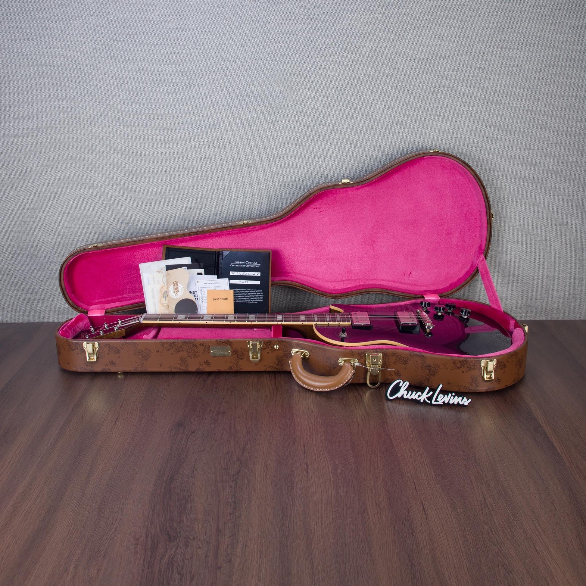 Gibson Custom Shop Dealer Select 1954 Les Paul Standard Electric Guitar - Candy Apple Blue - #45123