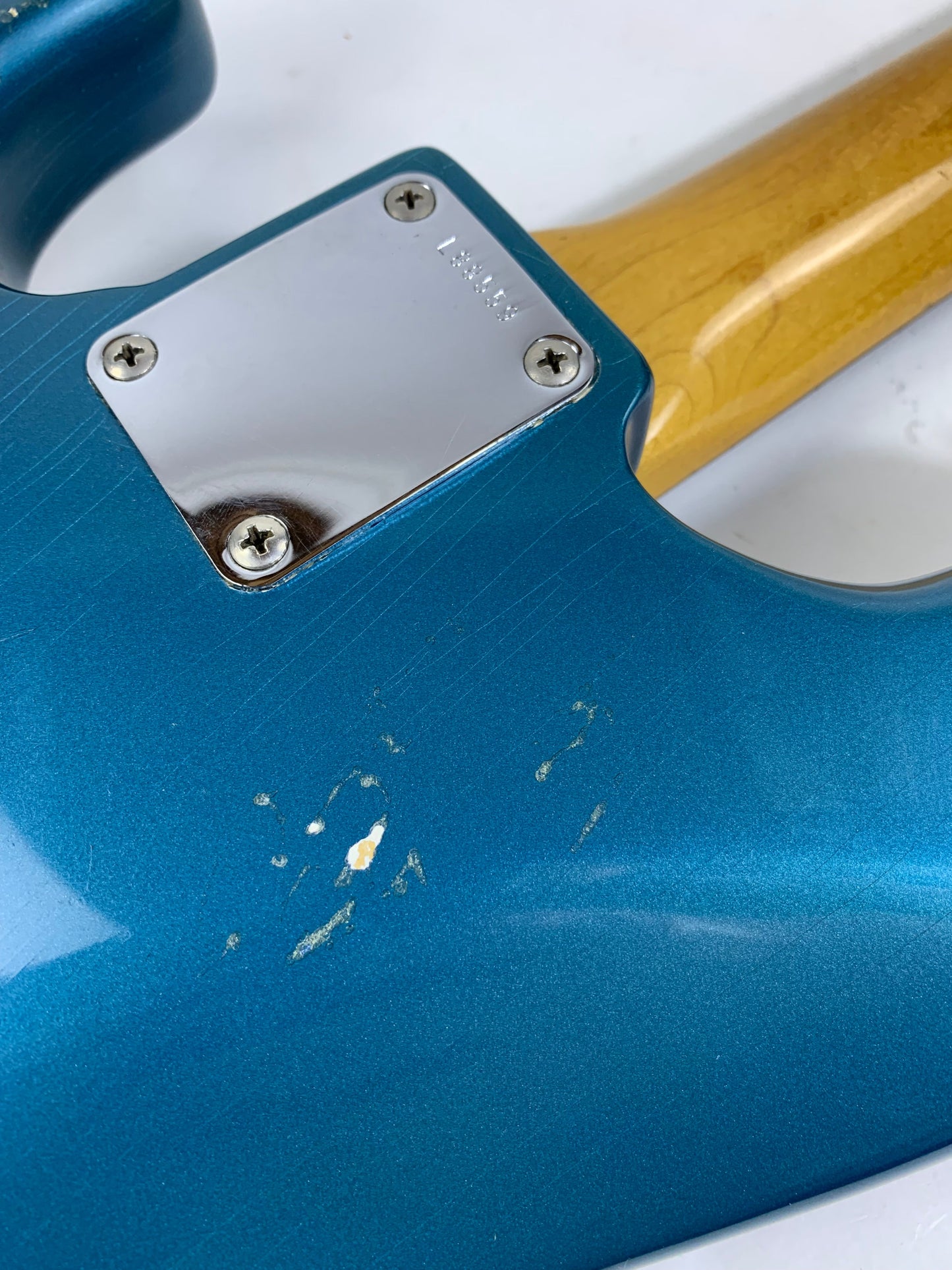 1965 Fender Jazz Bass Custom Color LAKE PLACID BLUE w Original Case L-Series, Padauk Board, BOOK PIECE!