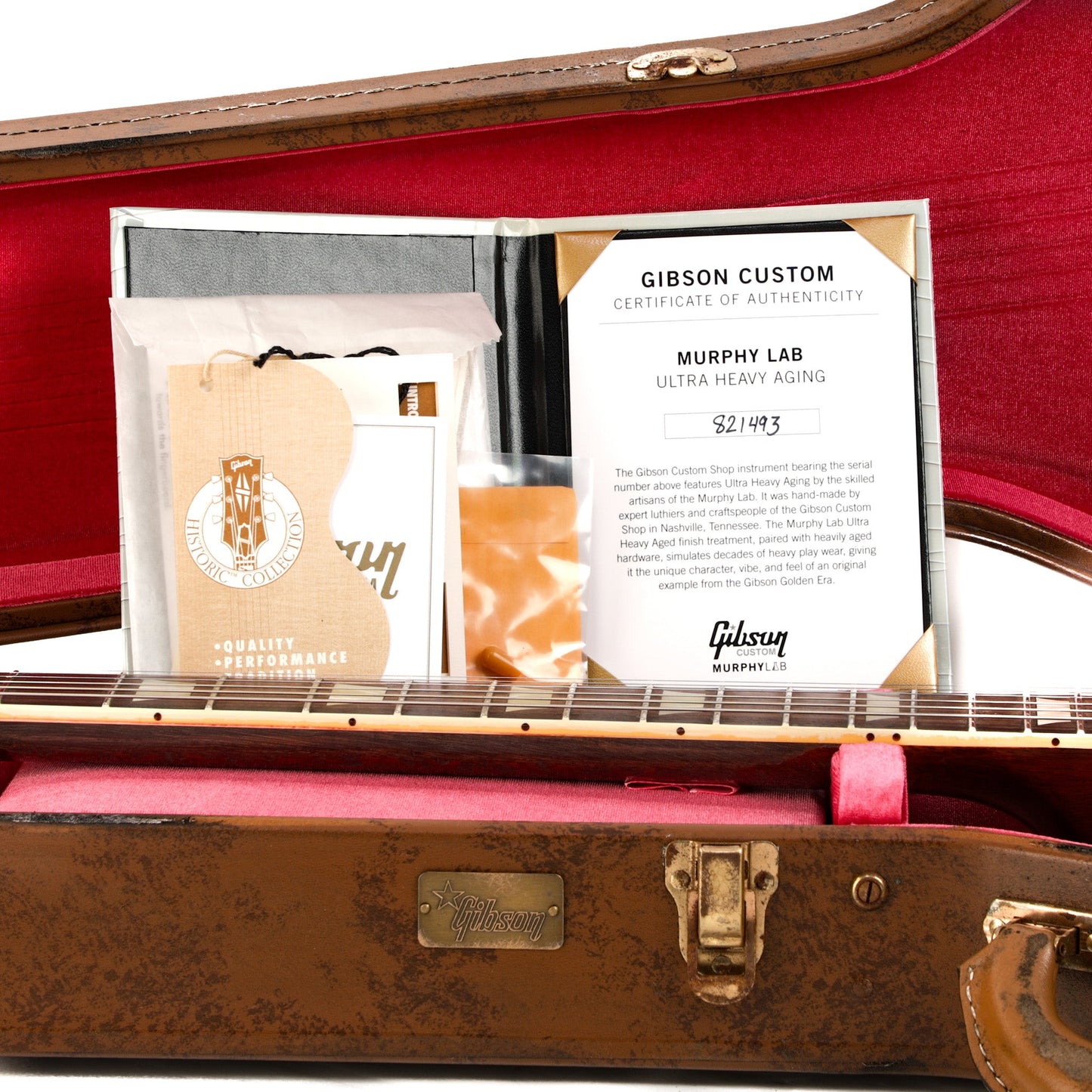 Gibson Custom Shop Murphy Lab 1958 Les Paul Standard - Ultra Heavy Aged Royal Tea Burst - CHUCKSCLUSIVE - #821493