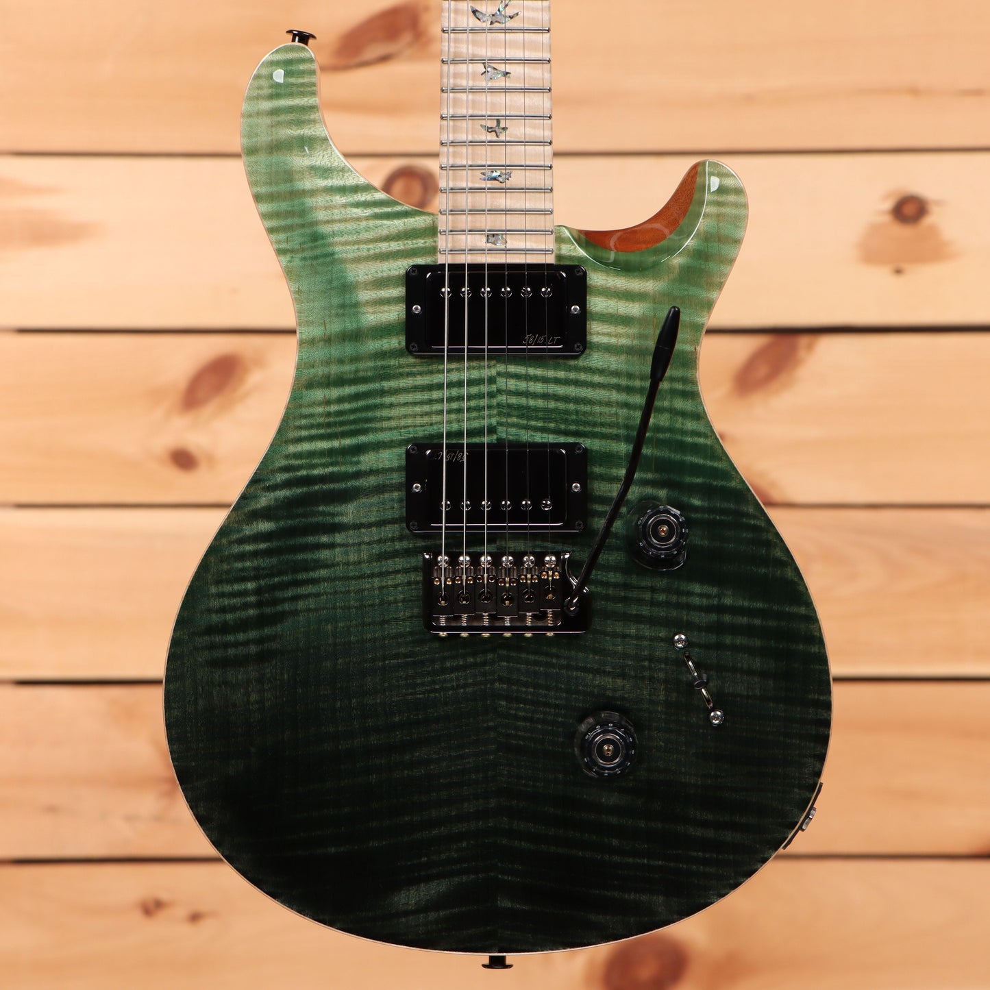Paul Reed Smith Custom 24 Wood Library - Trampas Green Fade