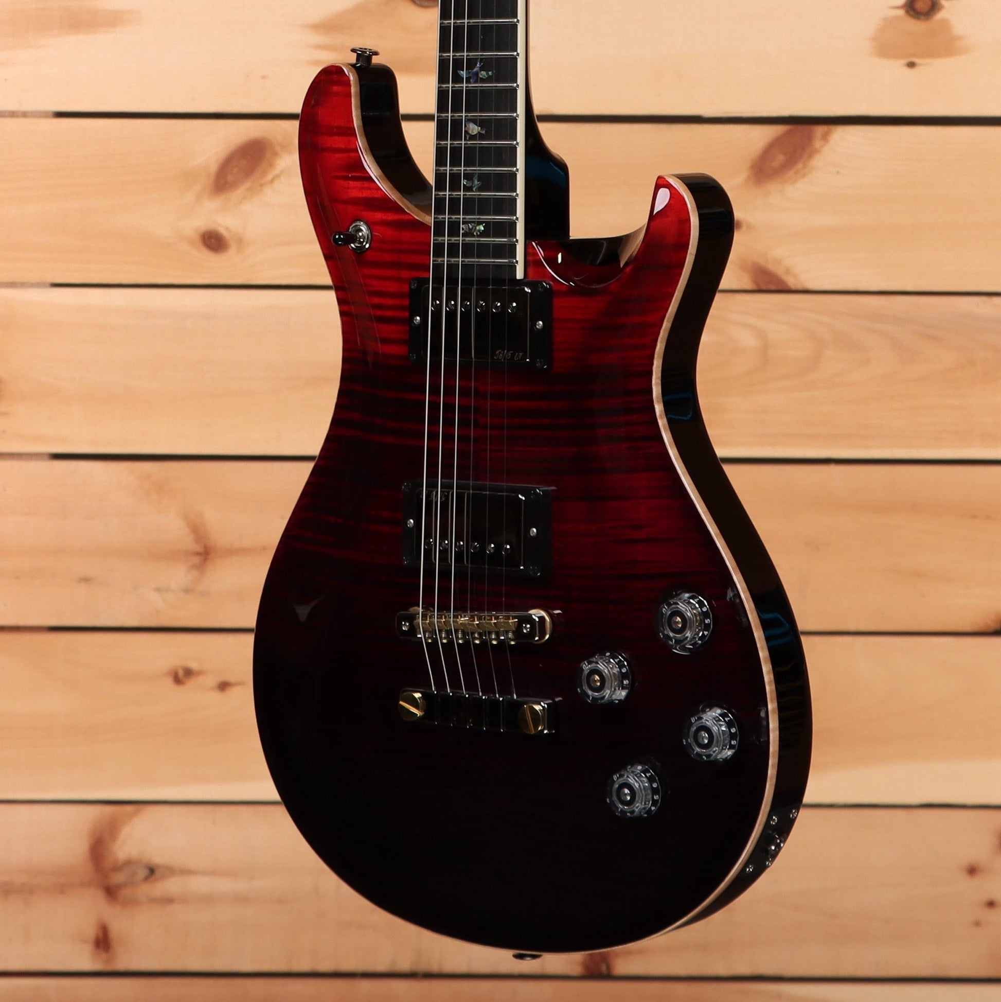 Paul Reed Smith McCarty 594 Wood Library - Fire Red to Gray Black Fade