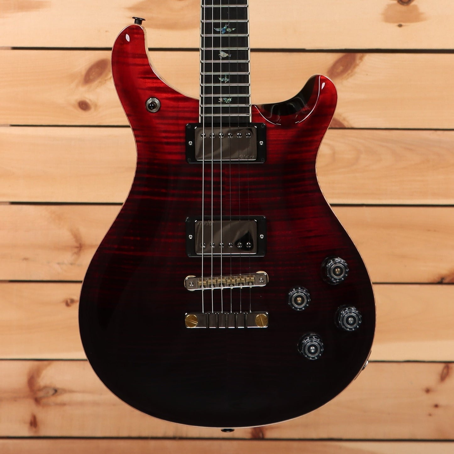 Paul Reed Smith McCarty 594 Wood Library - Fire Red to Gray Black Fade