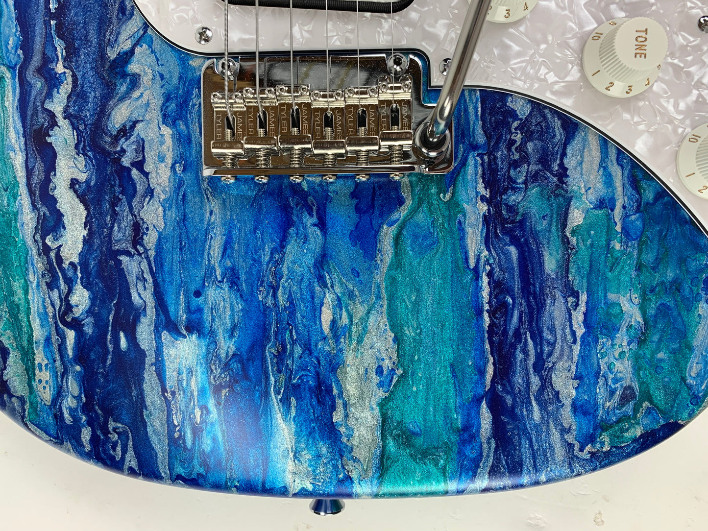 2025 James Tyler USA Studio Elite HD P Arctic Shmear | Super Strat MINT!