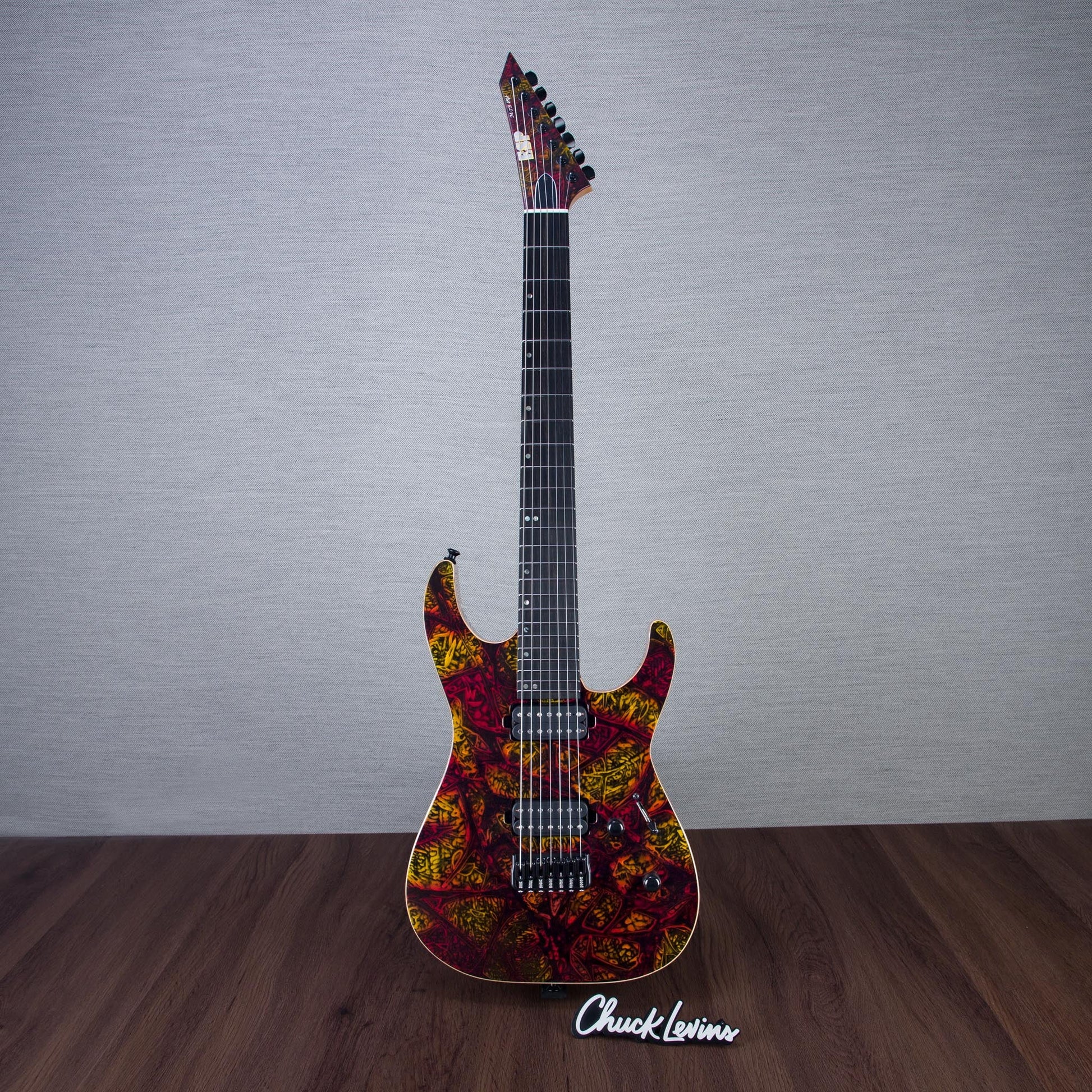 ESP USA M-7 HT Baritone Electric Guitar - Hellfire - #US24178 - Mint, Open Box