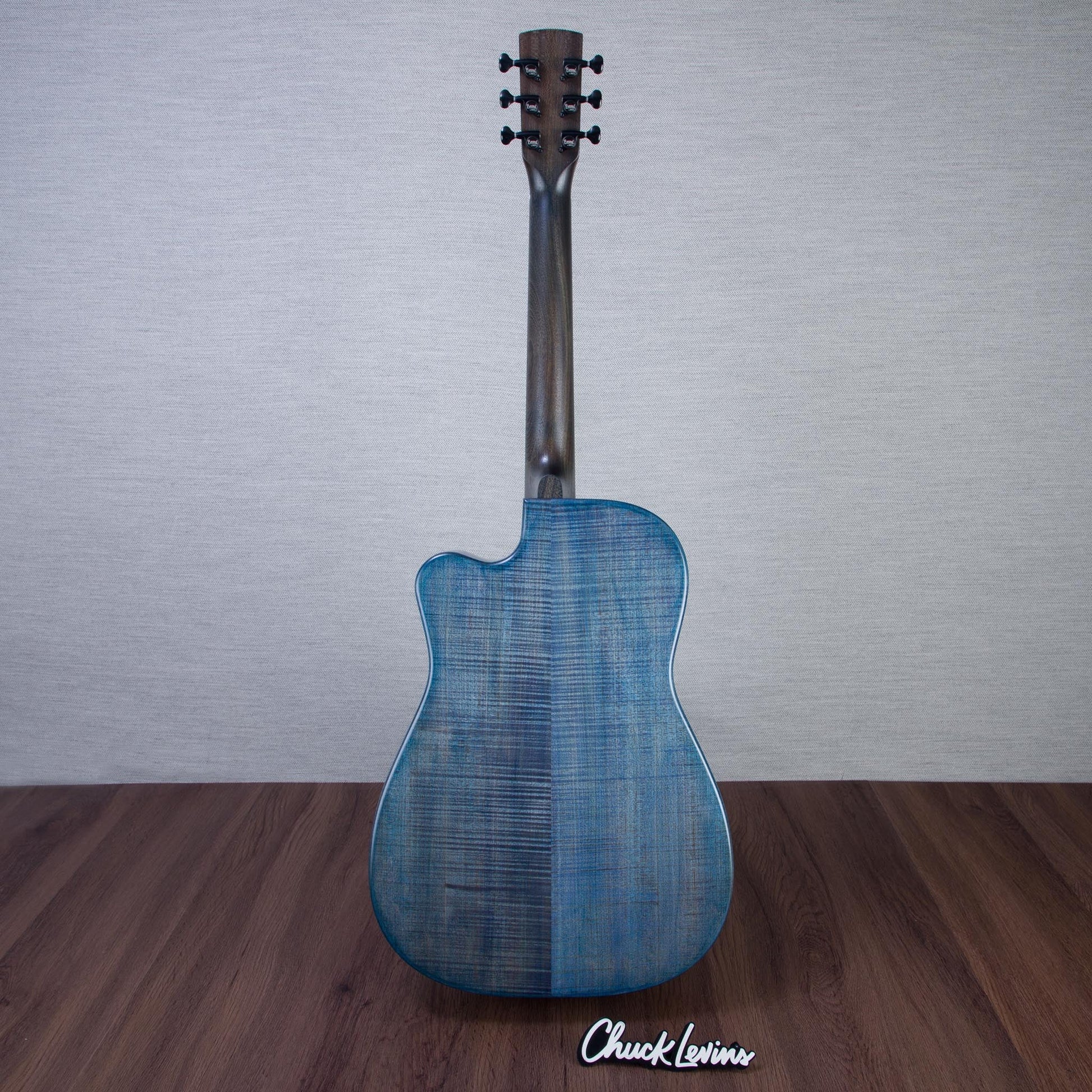 Beard Guitars Trailhead E Roundneck Acoustic Electric Guitar - Denim Blue - #197825