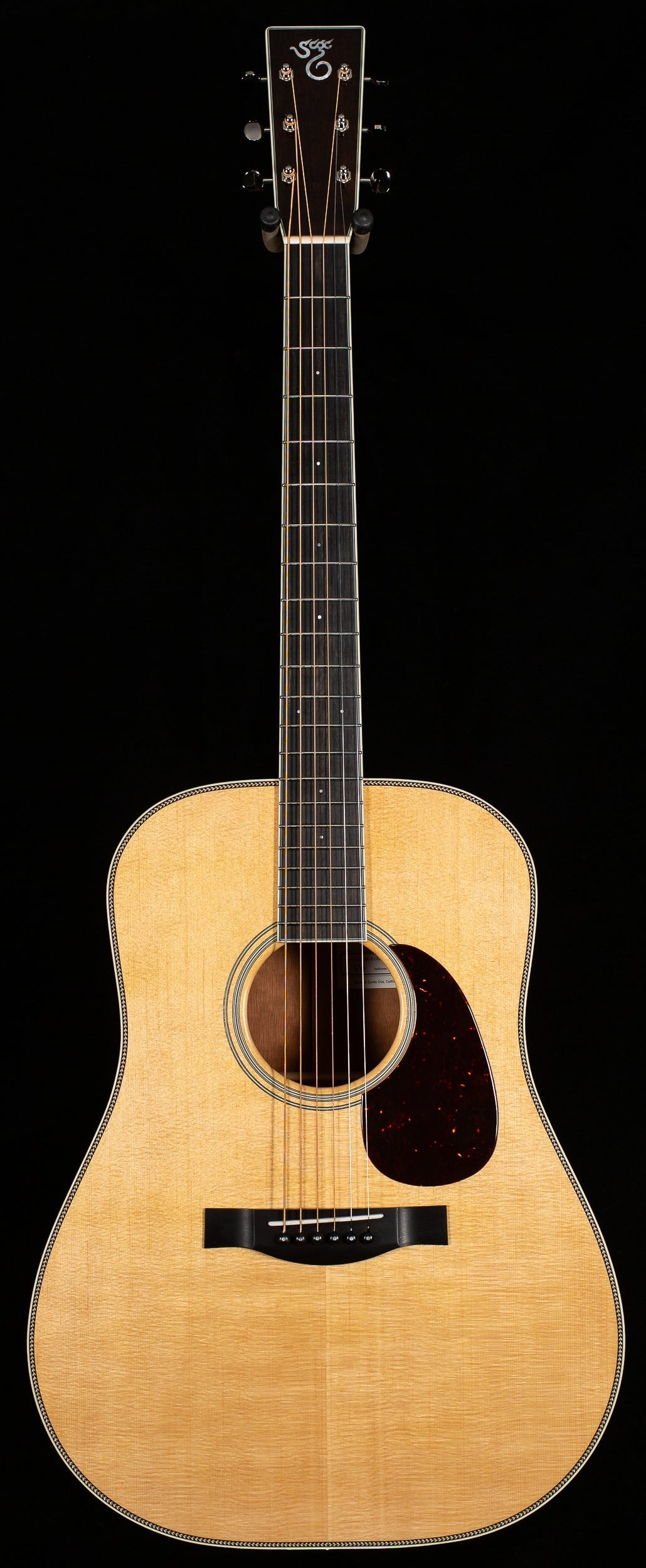 Santa Cruz Vintage Artist Model Figured Mahogany Body (918)