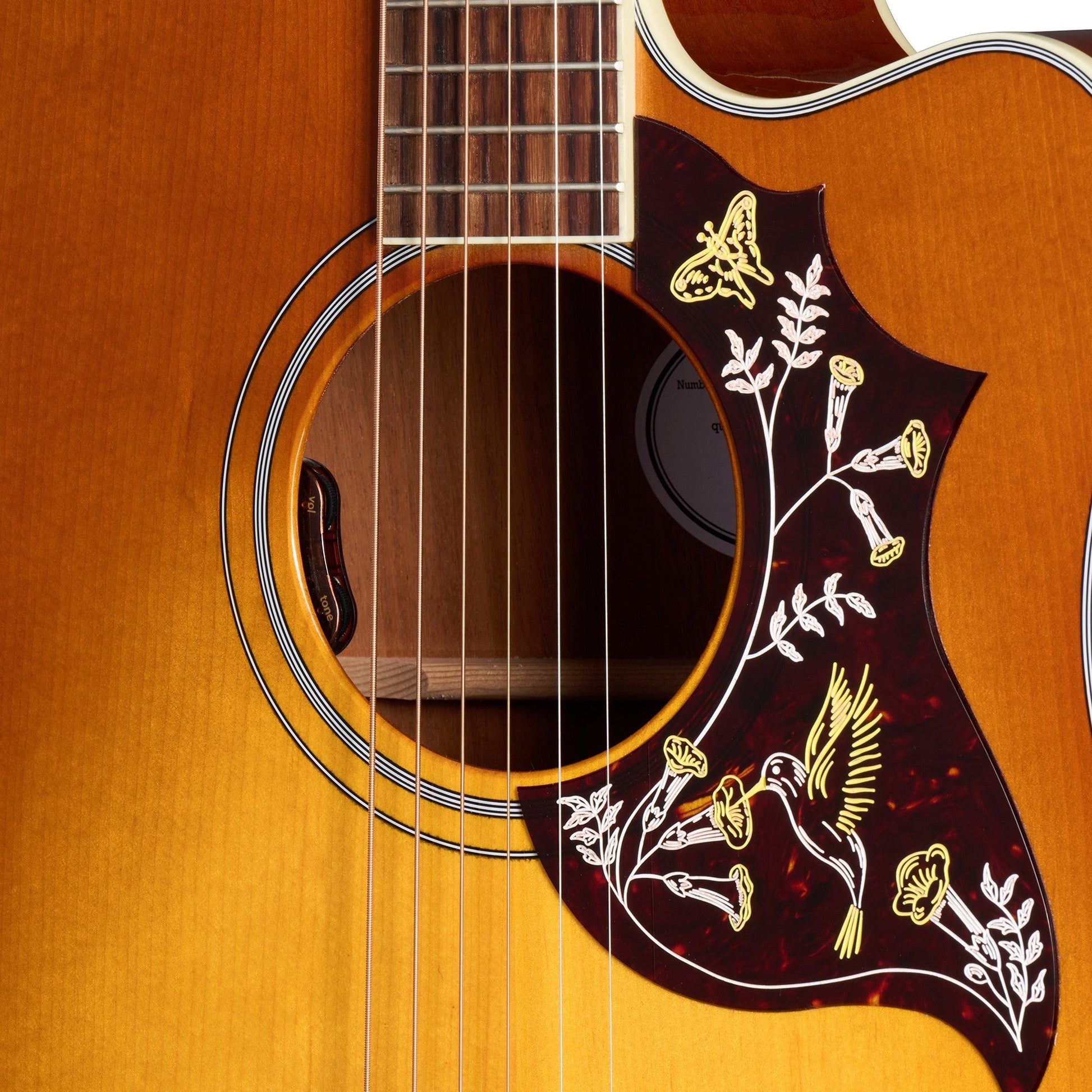 Gibson Hummingbird Standard EC Acoustic Electric Guitar - Heritage Cherry Sunburst