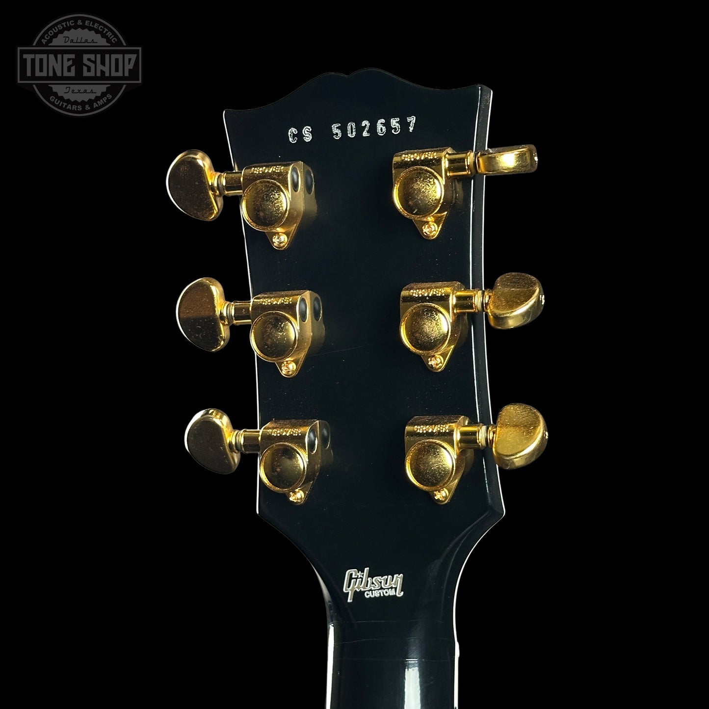 Gibson Custom Dealer Select Les Paul Custom Ebony Ultra Light Aged w/case CS502657
