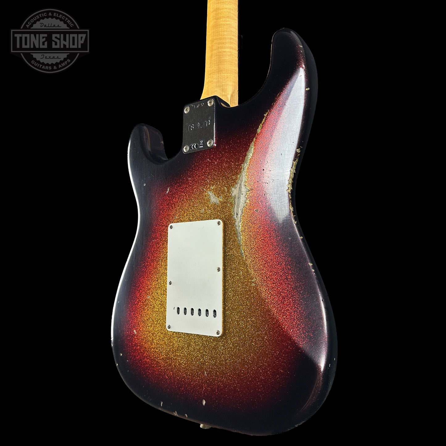 Fender Custom Shop 1963 Stratocaster Relic 3 Tone Sunburst Sparkle w/case TSLTD4OF10