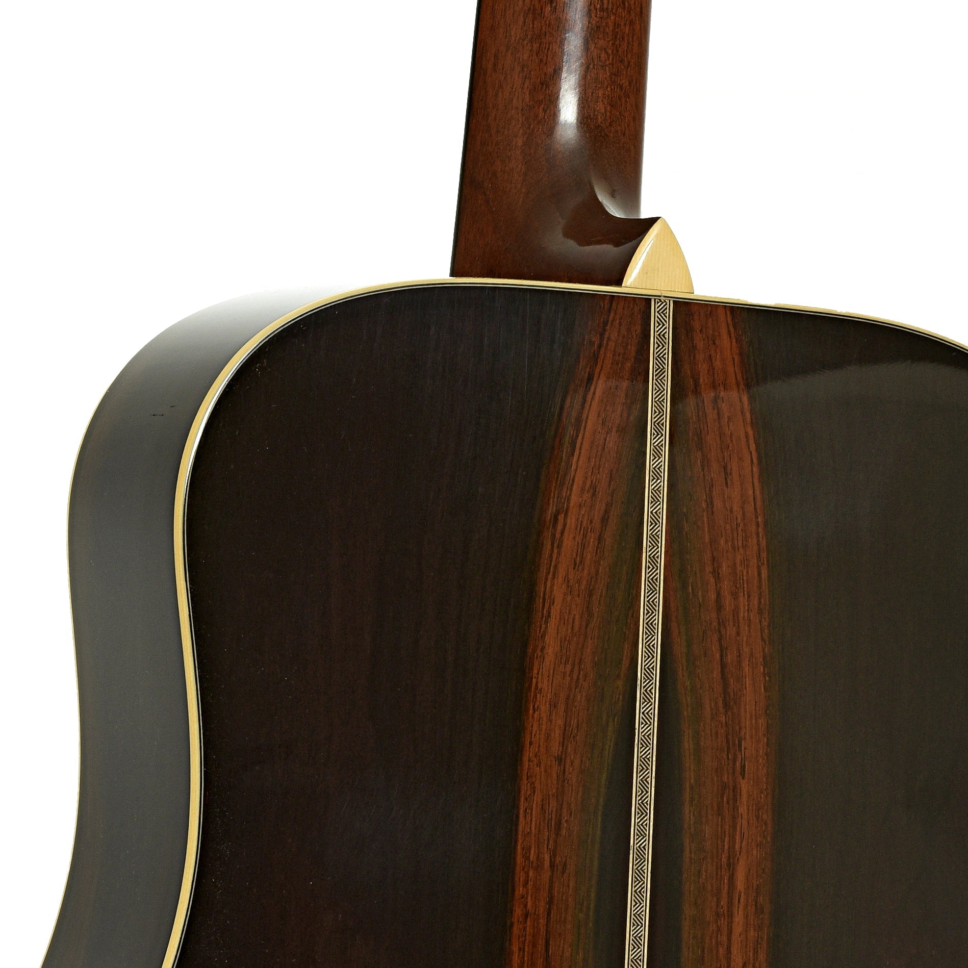 Pre-War Guitars Co. Herringbone Brazilian Rosewood Dreadnought Acoustic Guitar, Level 1 Aging