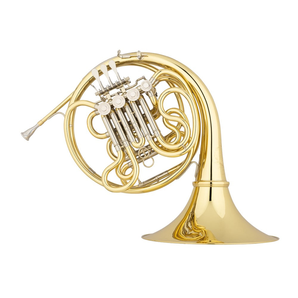 S.E. Shires Q21 F/Bb Double French Horn - Yellow Brass - Detachable Bell - Clear Lacquer