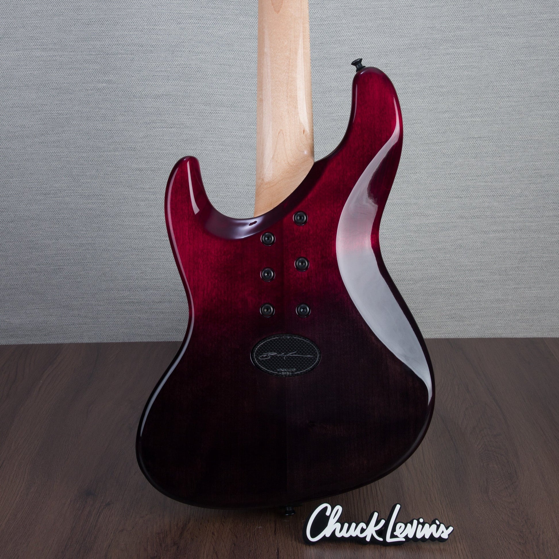 Brubaker USA JXB-BM-5 5-String Electric Bass - Red Jungle Candy