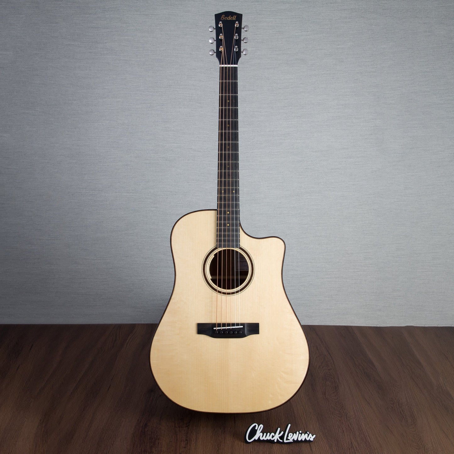 Bedell Limited Edition Dreadnought Cutaway Acoustic Electric Guitar - Cocobolo and Adirondack Spruce - Natural