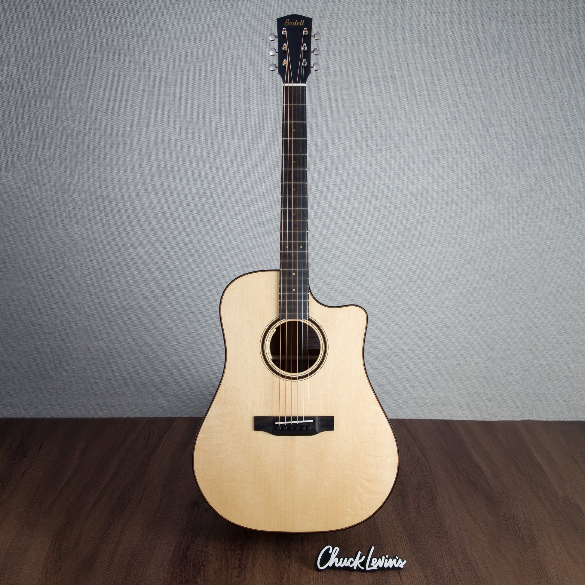Bedell Limited Edition Dreadnought Cutaway Acoustic Electric Guitar - Cocobolo and Adirondack Spruce - Natural