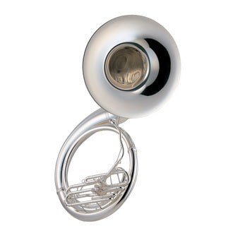 Yamaha YSH-411SWC Brass Sousaphone With Case - Silver Plated