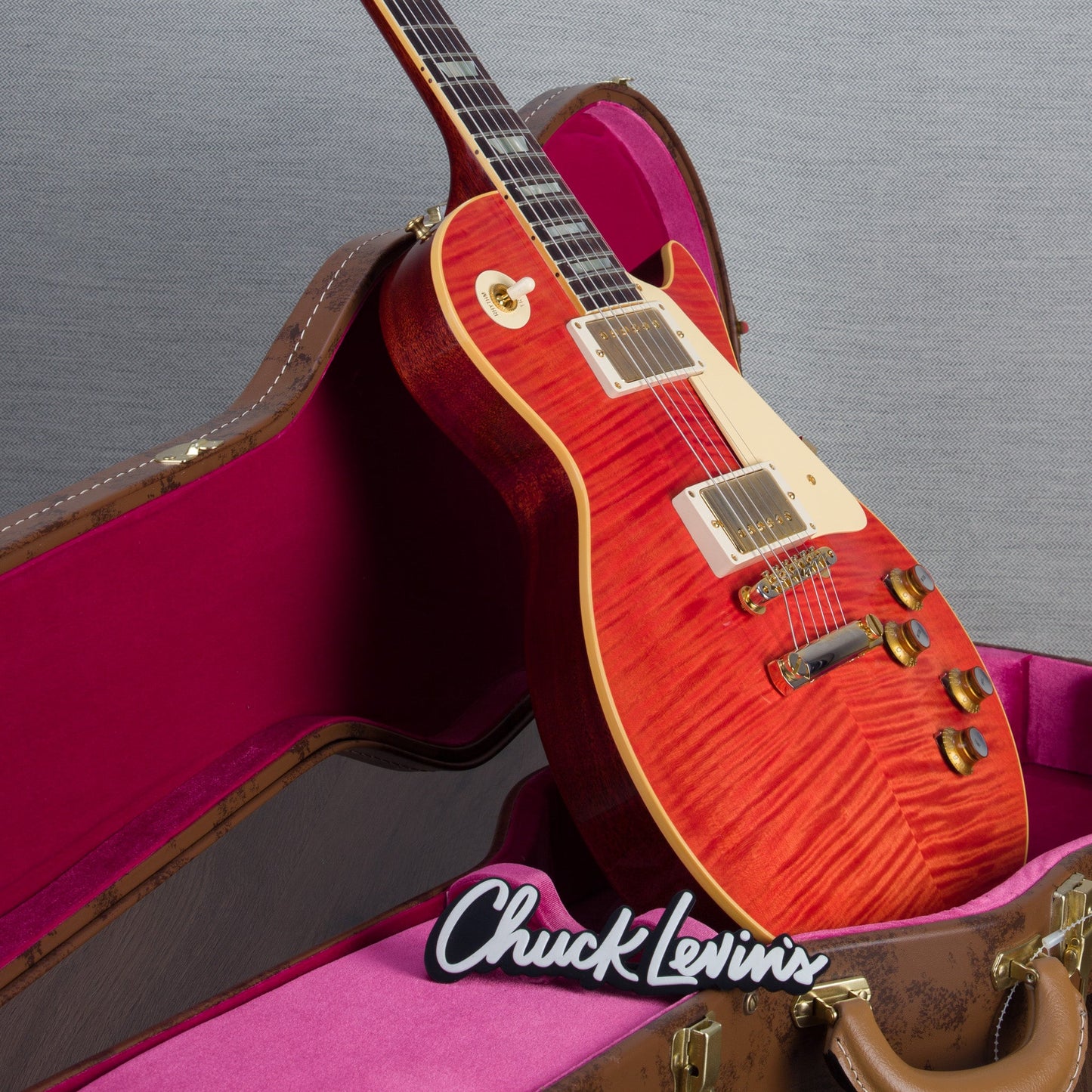 Gibson Murphy Lab 1960 Les Paul Standard Reissue, Gold Hardware - Watermelon King/Ultra Light Aged - CHUCKSCLUSIVE - #03227