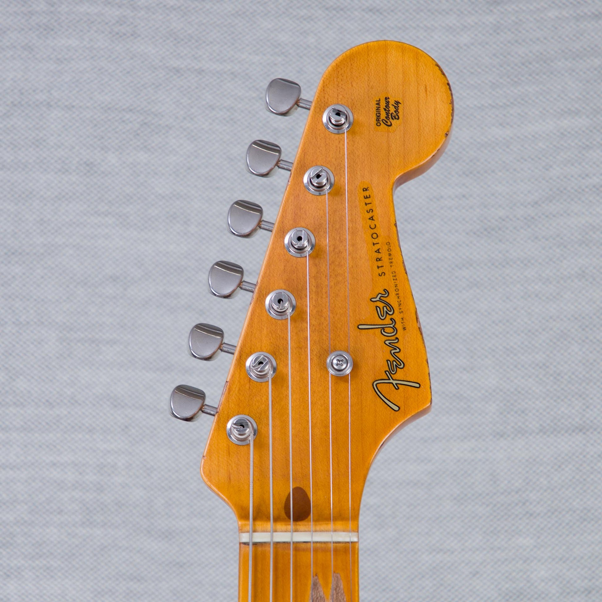 Fender Custom Shop 1955 Stratocaster Electric Guitar Heavy Relic - Faded Violin Burst - #CZ586321